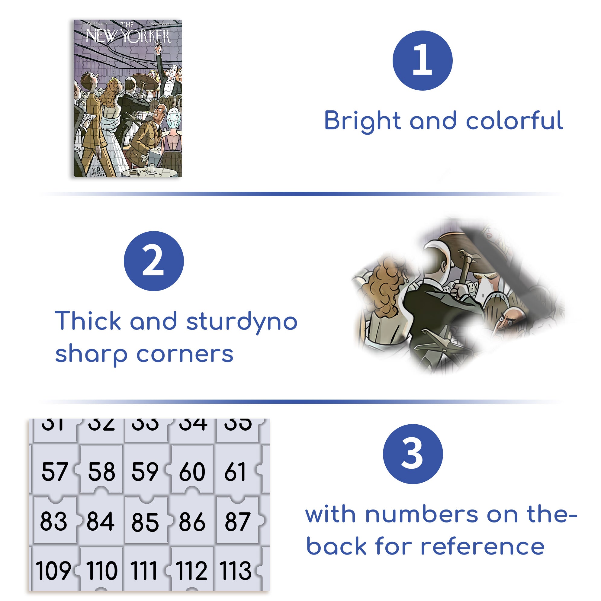 Riot 500pcs/1000pcs Jigsaw Puzzle, Scratch-Resistant, Interactive Family Game & Brain-Boosting DIY Decor, Perfect for Halloween, Christmas & New Year Gifts, Family Puzzle Game