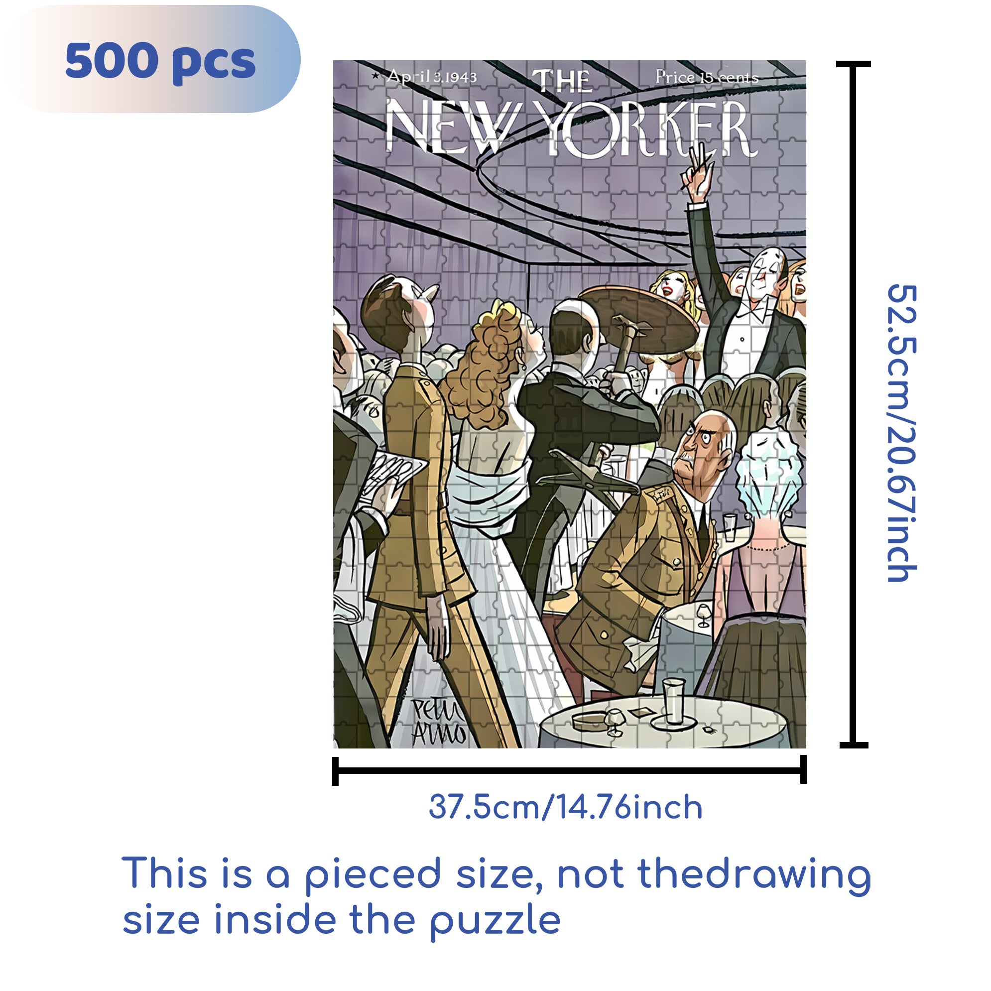 Riot 500pcs/1000pcs Jigsaw Puzzle, Scratch-Resistant, Interactive Family Game & Brain-Boosting DIY Decor, Perfect for Halloween, Christmas & New Year Gifts, Family Puzzle Game