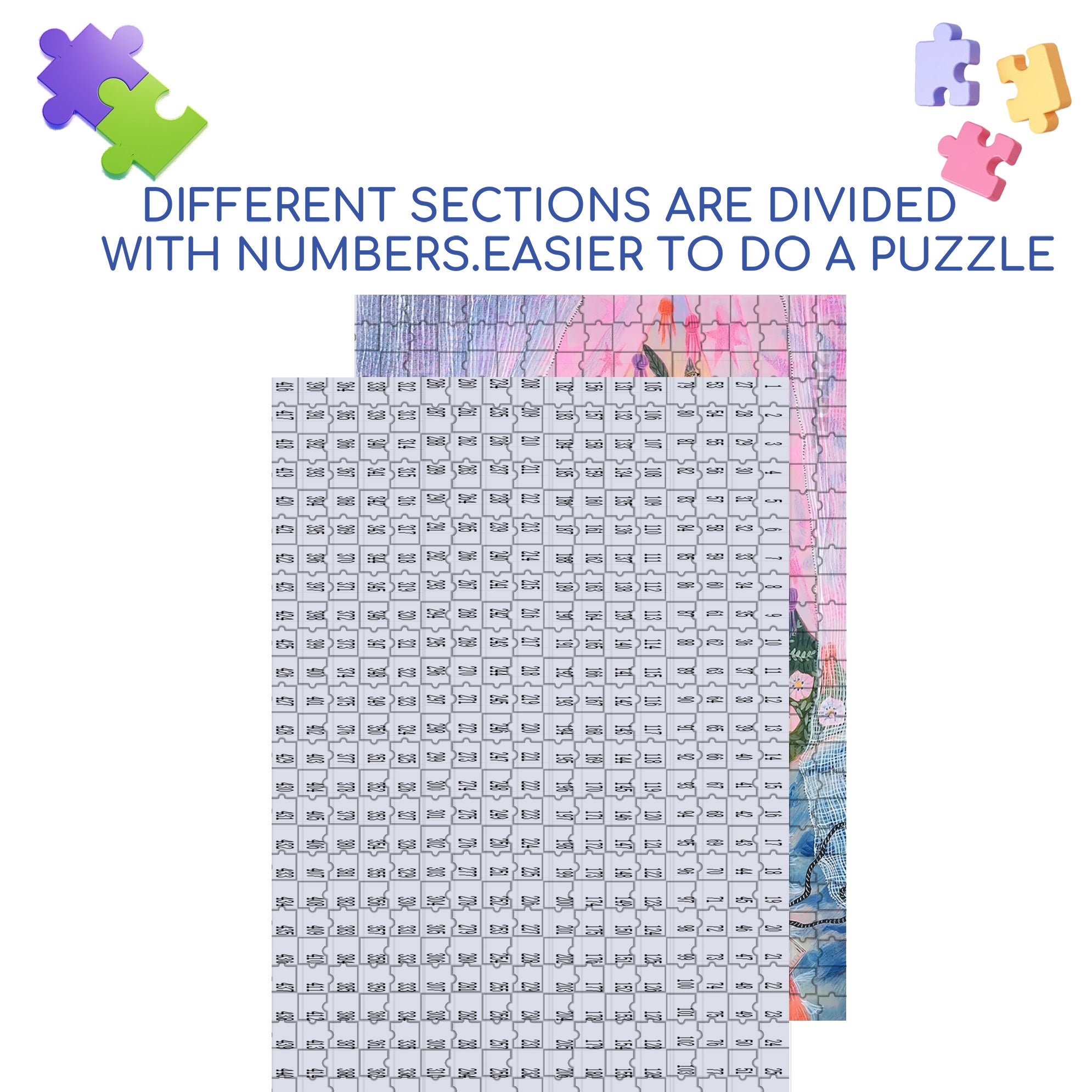 Travel Notes 500pcs/1000pcs Jigsaw Puzzle, Scratch-Resistant, Interactive Family Game & Brain-Boosting DIY Decor, Perfect for Halloween, Christmas & New Year Gifts, Family Puzzle Game