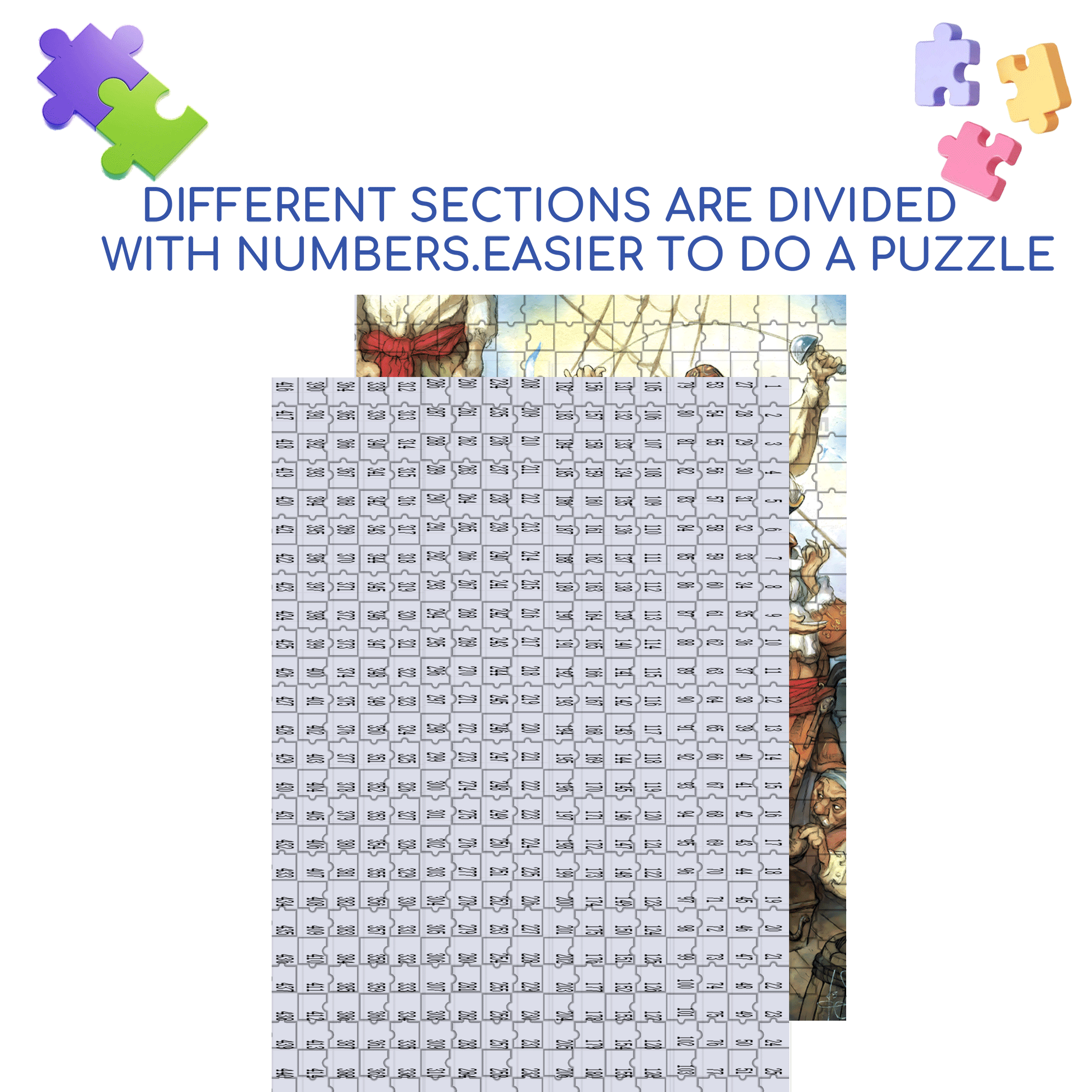 A Pirate's Life 500pcs/1000pcs Jigsaw Puzzle, Scratch-Resistant, Interactive Family Game & Brain-Boosting DIY Decor, Perfect for Halloween, Christmas & New Year Gifts, Family Puzzle Game