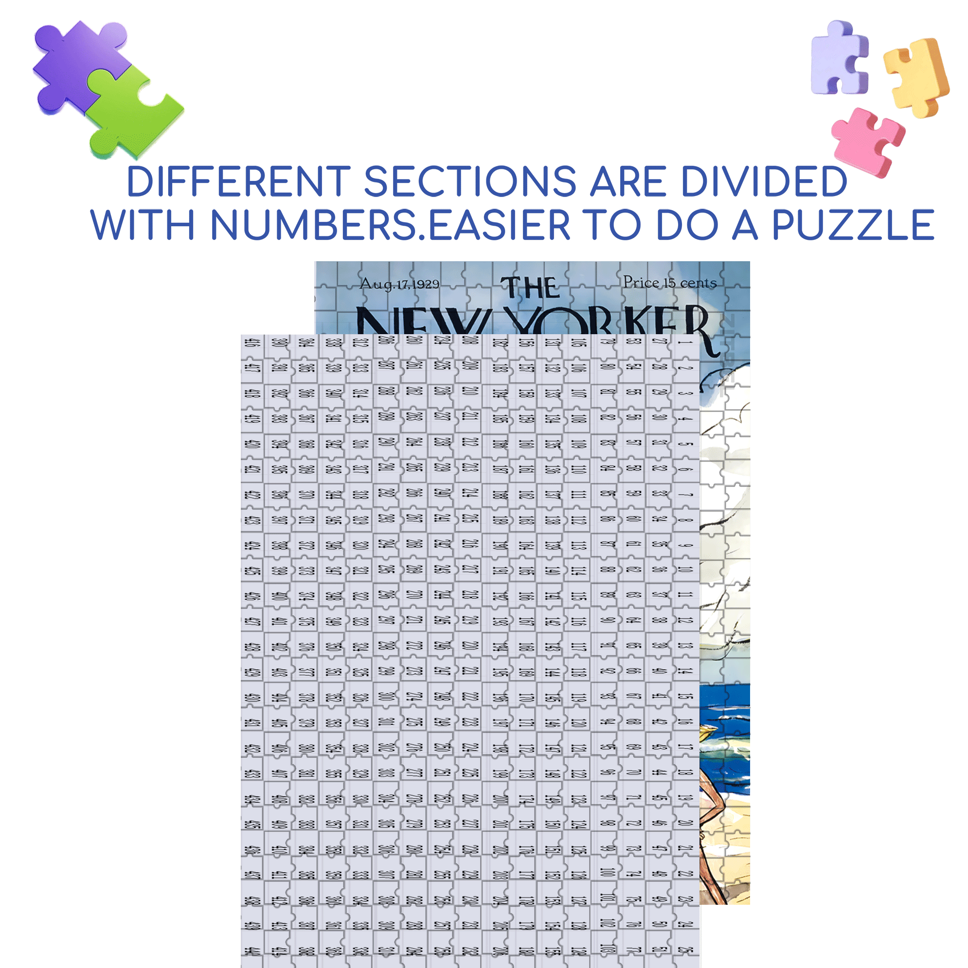 Bay Watchers 500pcs/1000pcs Jigsaw Puzzle, Scratch-Resistant, Interactive Family Game & Brain-Boosting DIY Decor, Perfect for Halloween, Christmas & New Year Gifts, Family Puzzle Game