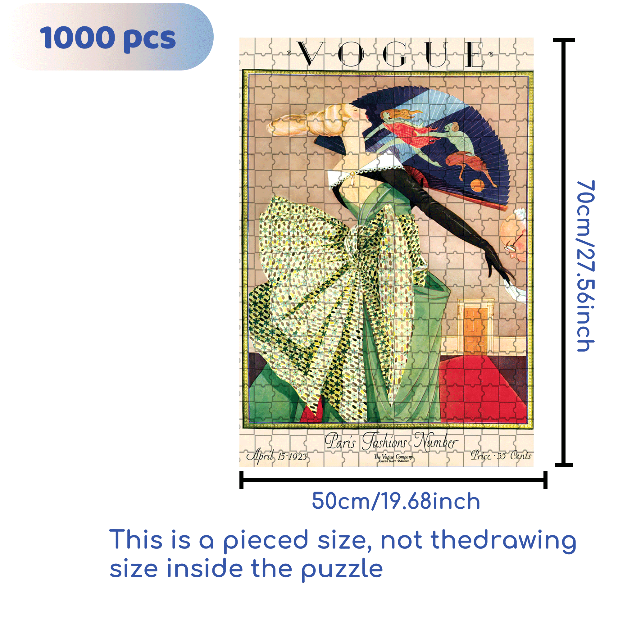 Beaus and Bows 500pcs/1000pcs Jigsaw Puzzle, Scratch-Resistant, Interactive Family Game & Brain-Boosting DIY Decor, Perfect for Halloween, Christmas & New Year Gifts, Family Puzzle Game