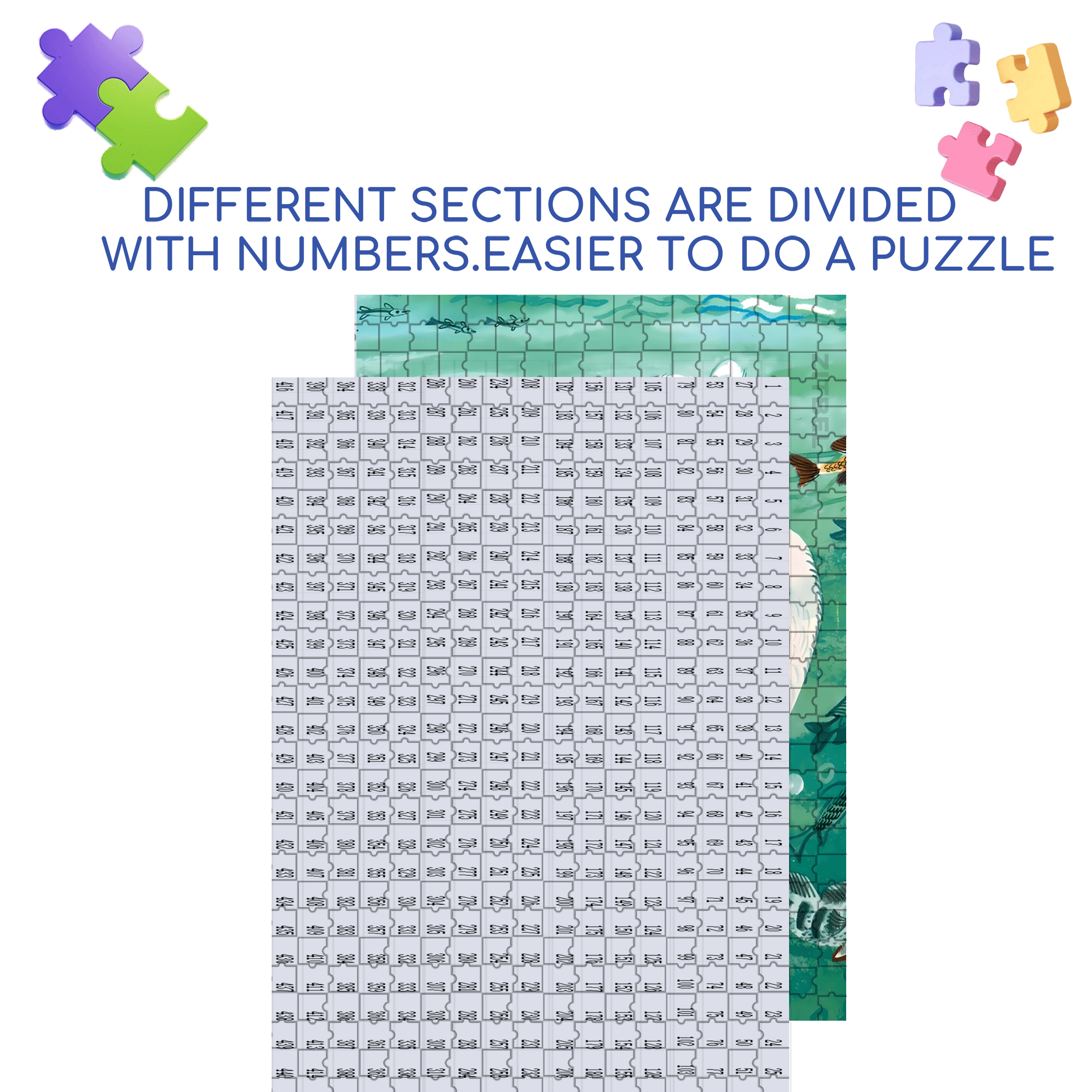Can't Put It Down 500pcs/1000pcs Jigsaw Puzzle, Scratch-Resistant, Interactive Family Game & Brain-Boosting DIY Decor, Perfect for Halloween, Christmas & New Year Gifts, Family Puzzle Game