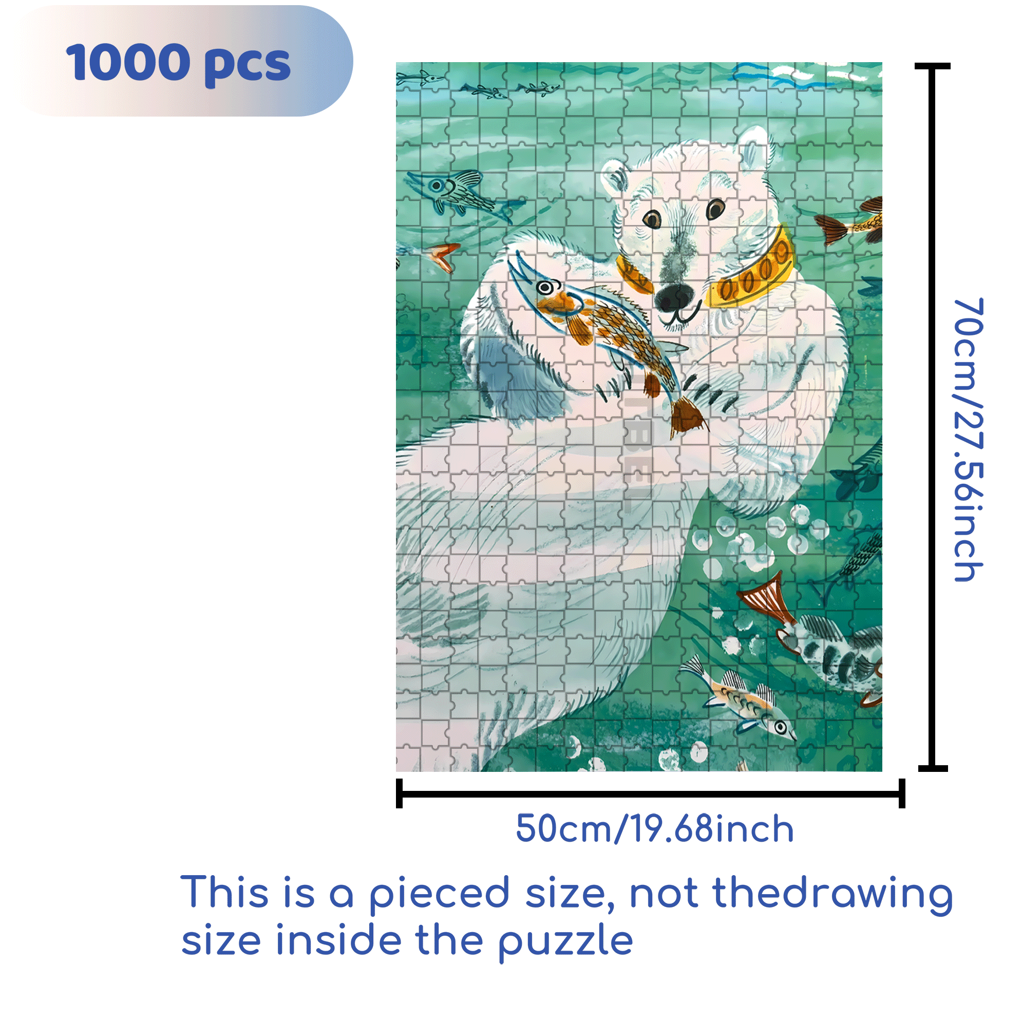 Can't Put It Down 500pcs/1000pcs Jigsaw Puzzle, Scratch-Resistant, Interactive Family Game & Brain-Boosting DIY Decor, Perfect for Halloween, Christmas & New Year Gifts, Family Puzzle Game