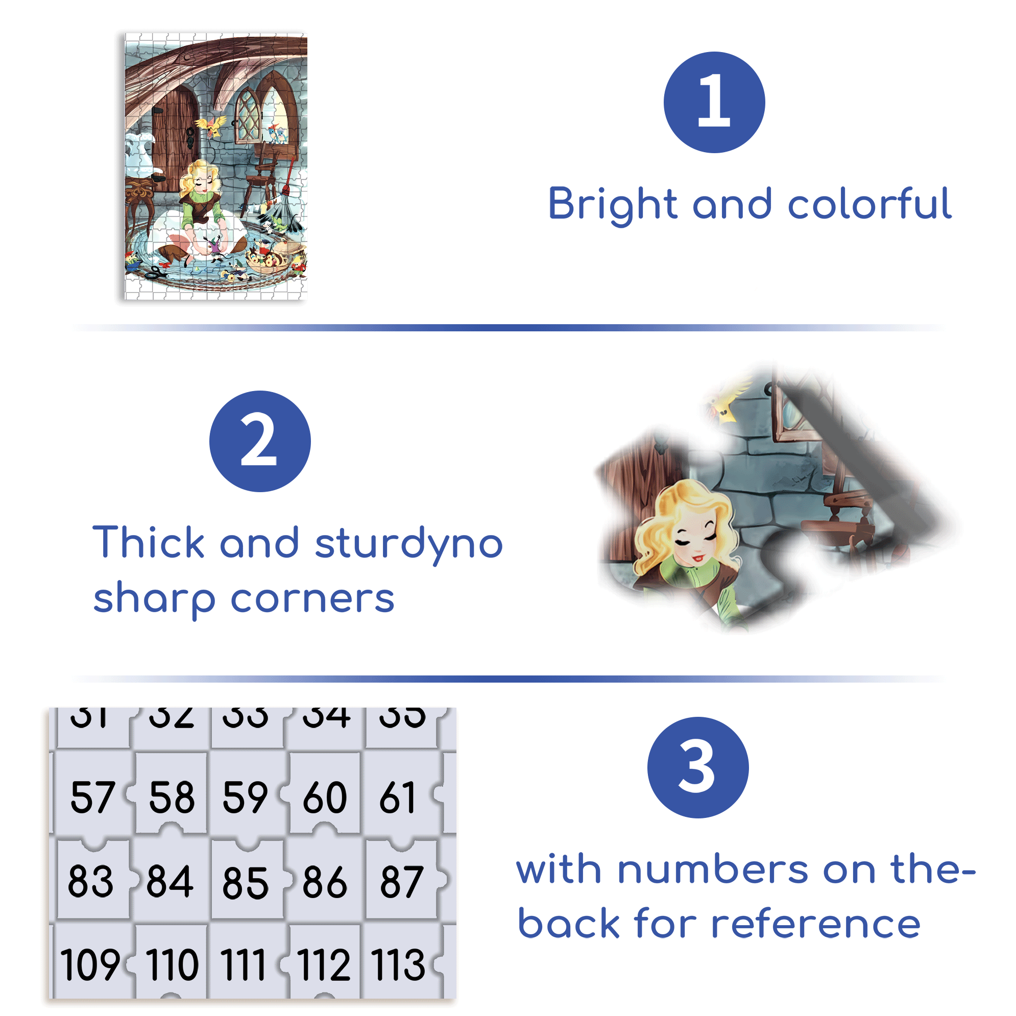 Cinderella 500pcs/1000pcs Jigsaw Puzzle, Scratch-Resistant, Interactive Family Game & Brain-Boosting DIY Decor, Perfect for Halloween, Christmas & New Year Gifts, Family Puzzle Game