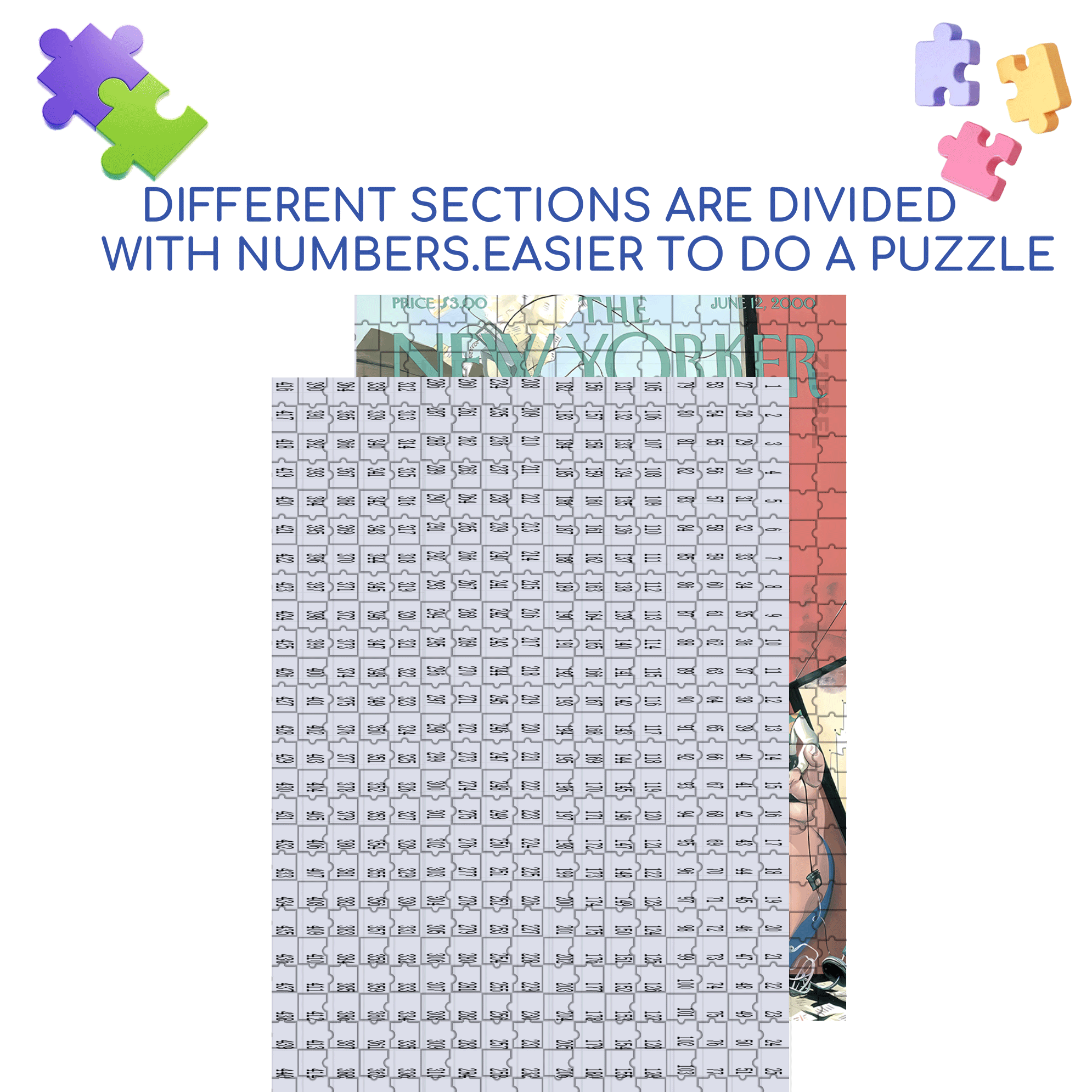 Destroyer 500pcs/1000pcs Jigsaw Puzzle, Scratch-Resistant, Interactive Family Game & Brain-Boosting DIY Decor, Perfect for Halloween, Christmas & New Year Gifts, Family Puzzle Game