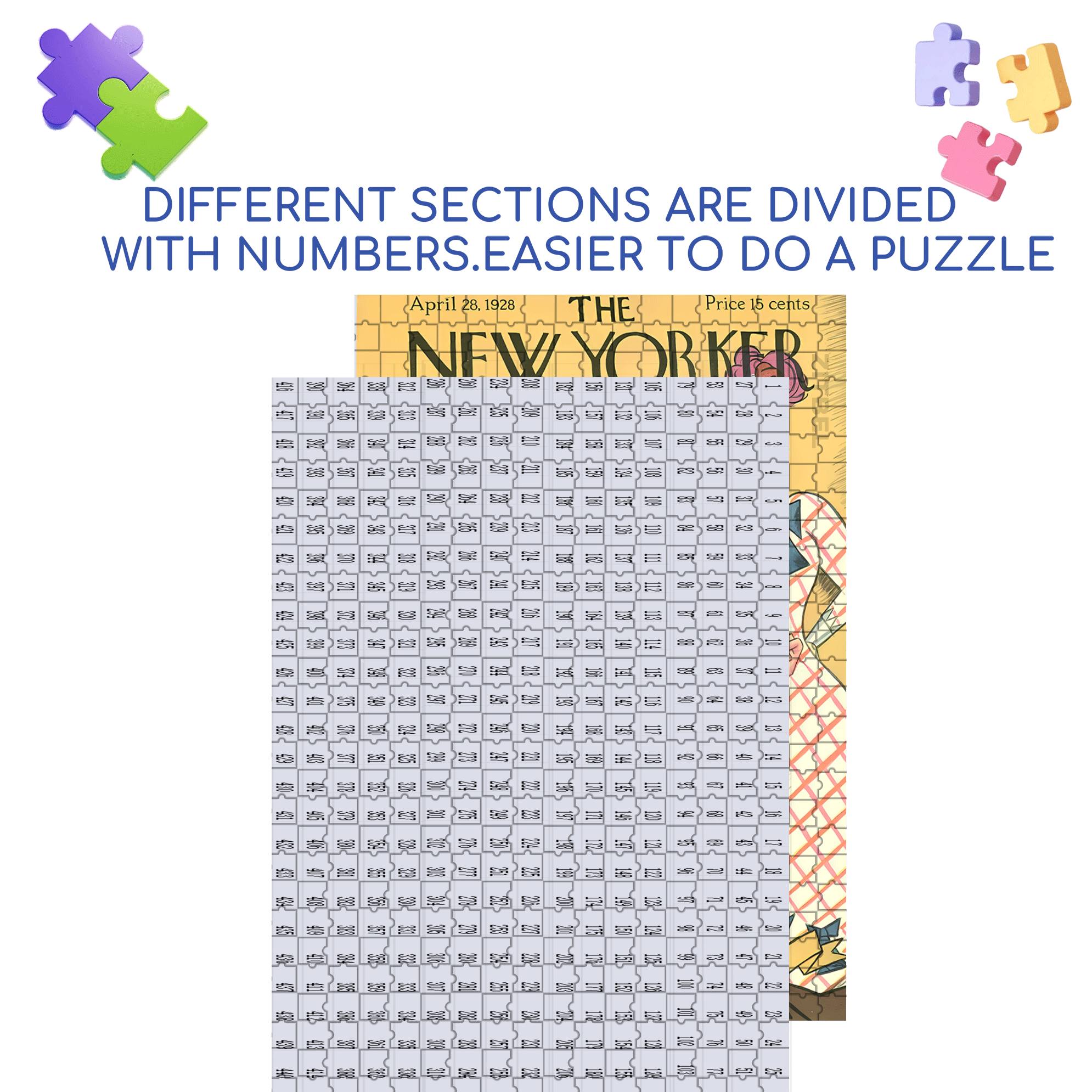 I Love Liz 500pcs/1000pcs Jigsaw Puzzle, Scratch-Resistant, Interactive Family Game & Brain-Boosting DIY Decor, Perfect for Halloween, Christmas & New Year Gifts, Family Puzzle Game
