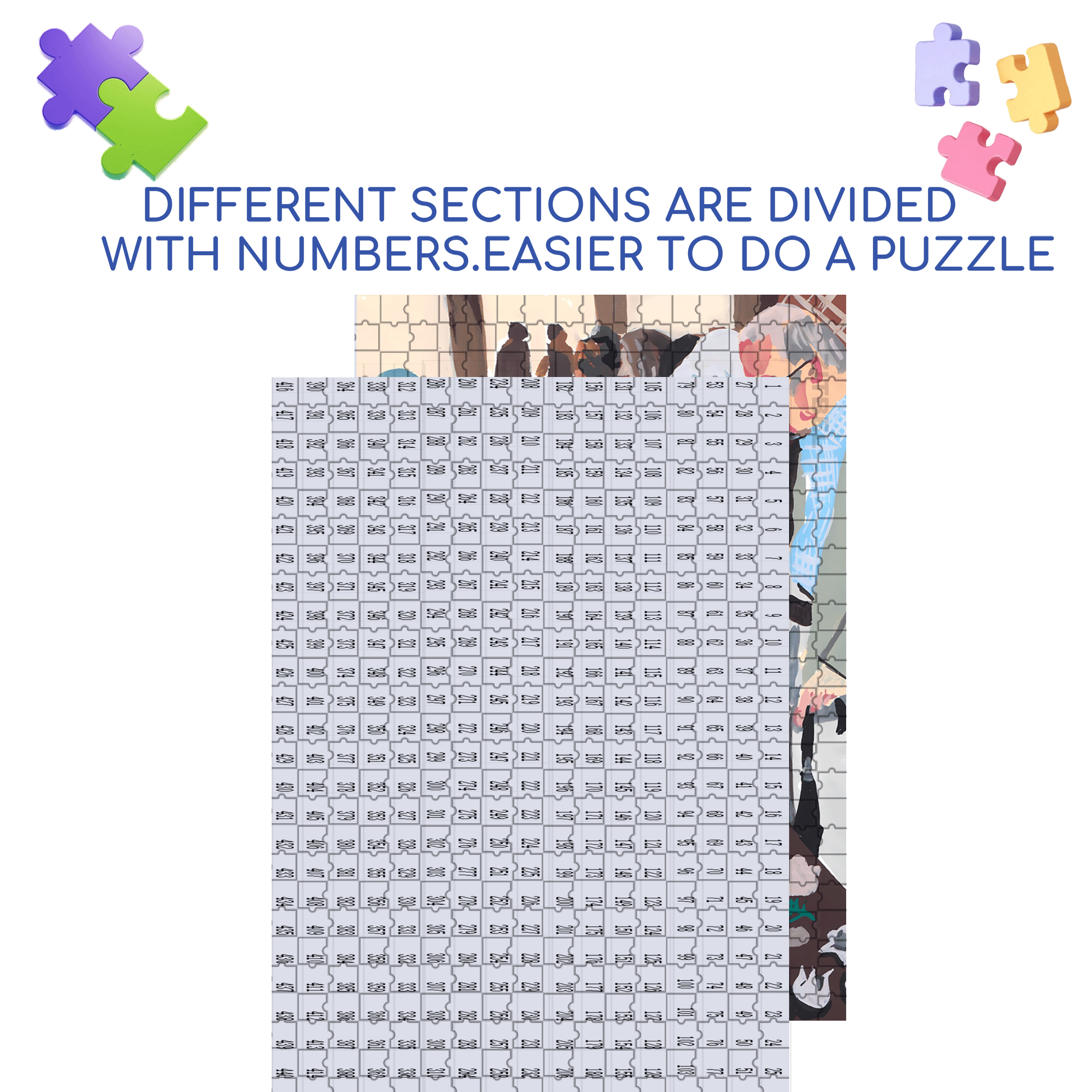 Mushroom Festival 500pcs/1000pcs Jigsaw Puzzle, Scratch-Resistant, Interactive Family Game & Brain-Boosting DIY Decor, Perfect for Halloween, Christmas & New Year Gifts, Family Puzzle Game