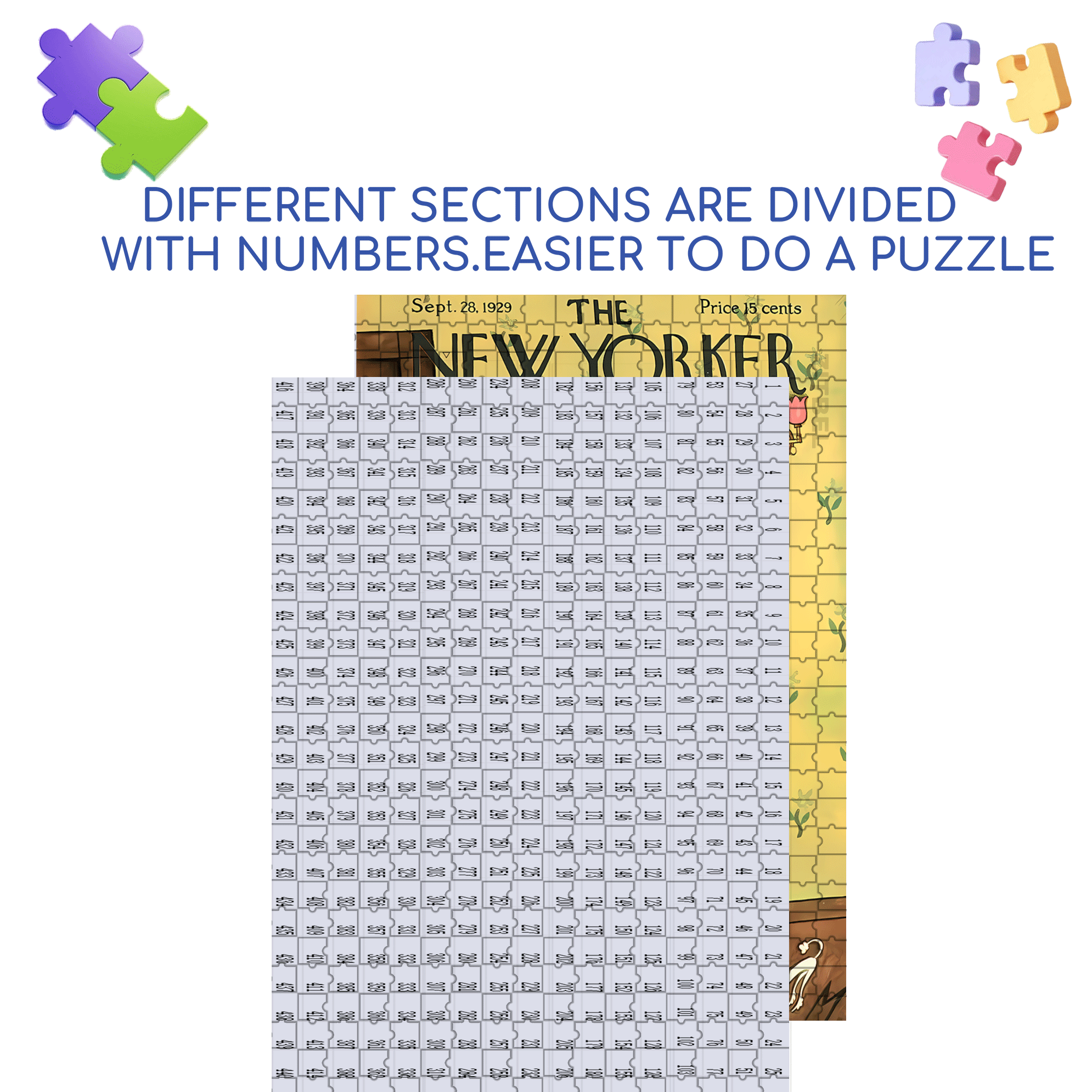 Observe Carefully 2 500pcs/1000pcs Jigsaw Puzzle, Scratch-Resistant, Interactive Family Game & Brain-Boosting DIY Decor, Perfect for Halloween, Christmas & New Year Gifts, Family Puzzle Game