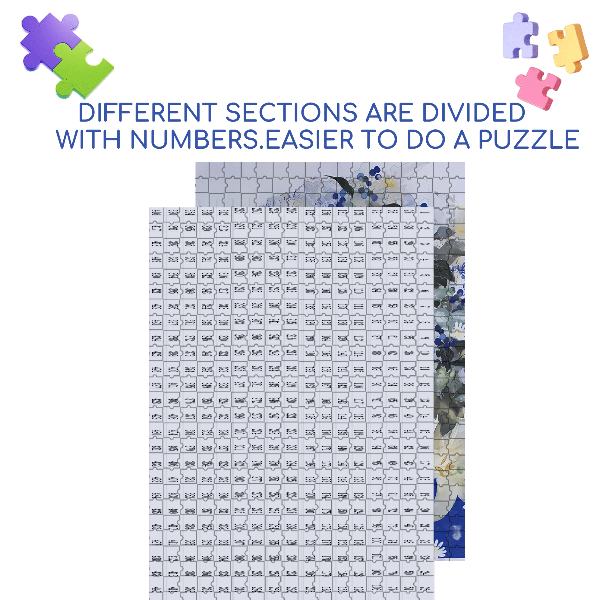Owl and Lily 500pcs/1000pcs Jigsaw Puzzle, Scratch-Resistant, Interactive Family Game & Brain-Boosting DIY Decor, Perfect for Halloween, Christmas & New Year Gifts, Family Puzzle Game