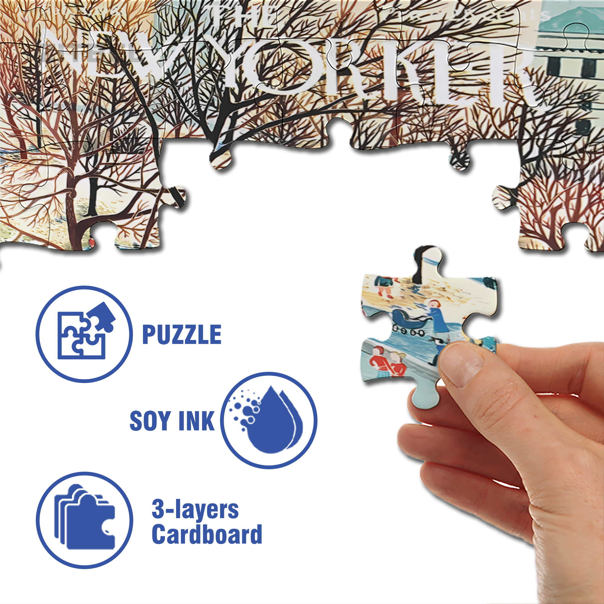 Skating in the Park 500pcs/1000pcs Jigsaw Puzzle, Scratch-Resistant, Interactive Family Game & Brain-Boosting DIY Decor, Perfect for Halloween, Christmas & New Year Gifts, Family Puzzle Game