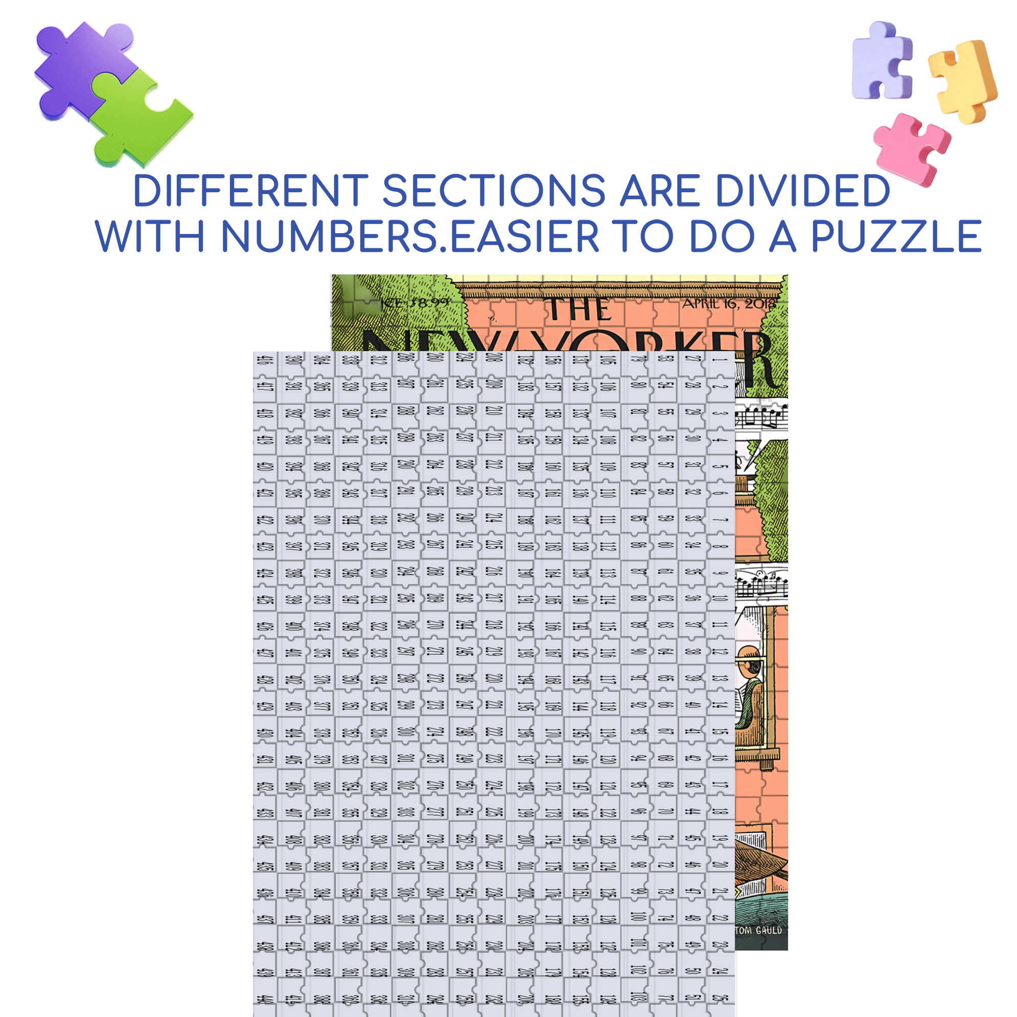 Soundtrack to Spring 500pcs/1000pcs Jigsaw Puzzle, Scratch-Resistant, Interactive Family Game & Brain-Boosting DIY Decor, Perfect for Halloween, Christmas & New Year Gifts, Family Puzzle Game