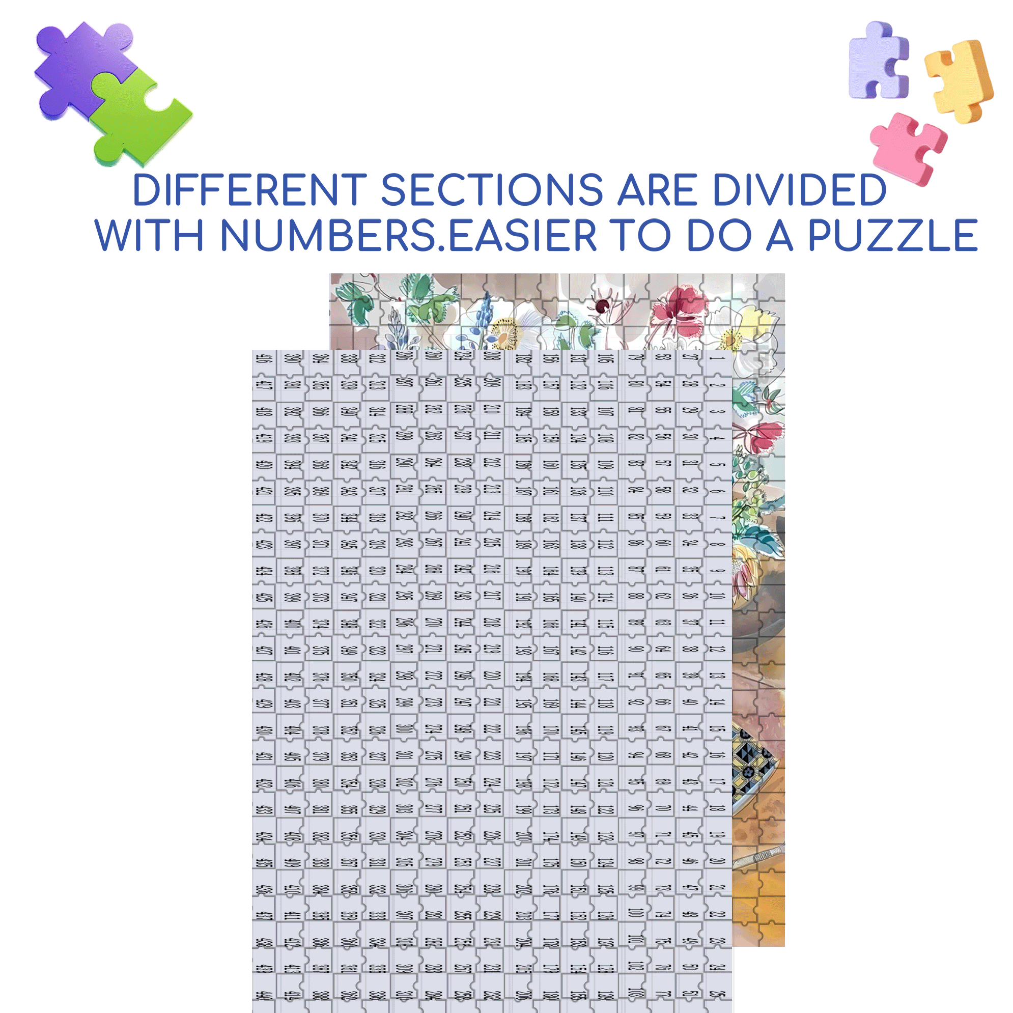 Still Life and Light 10 500pcs/1000pcs Jigsaw Puzzle, Scratch-Resistant, Interactive Family Game & Brain-Boosting DIY Decor, Perfect for Halloween, Christmas & New Year Gifts, Family Puzzle Game