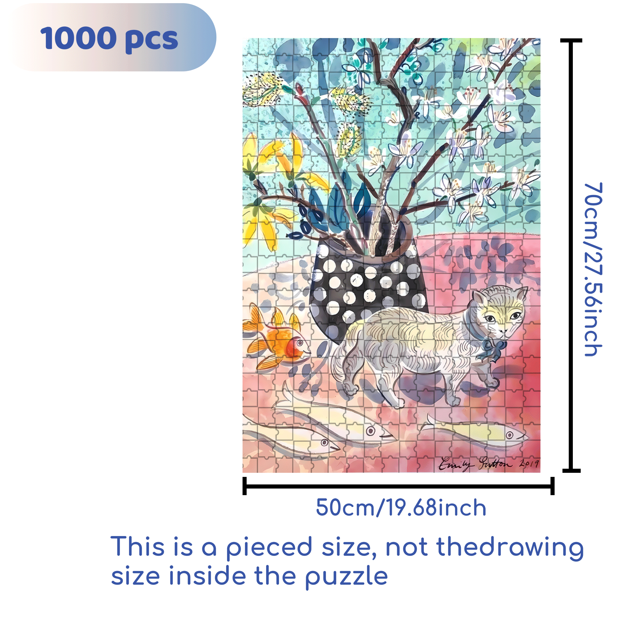 Still Life and Light 12 500pcs/1000pcs Jigsaw Puzzle, Scratch-Resistant, Interactive Family Game & Brain-Boosting DIY Decor, Perfect for Halloween, Christmas & New Year Gifts, Family Puzzle Game