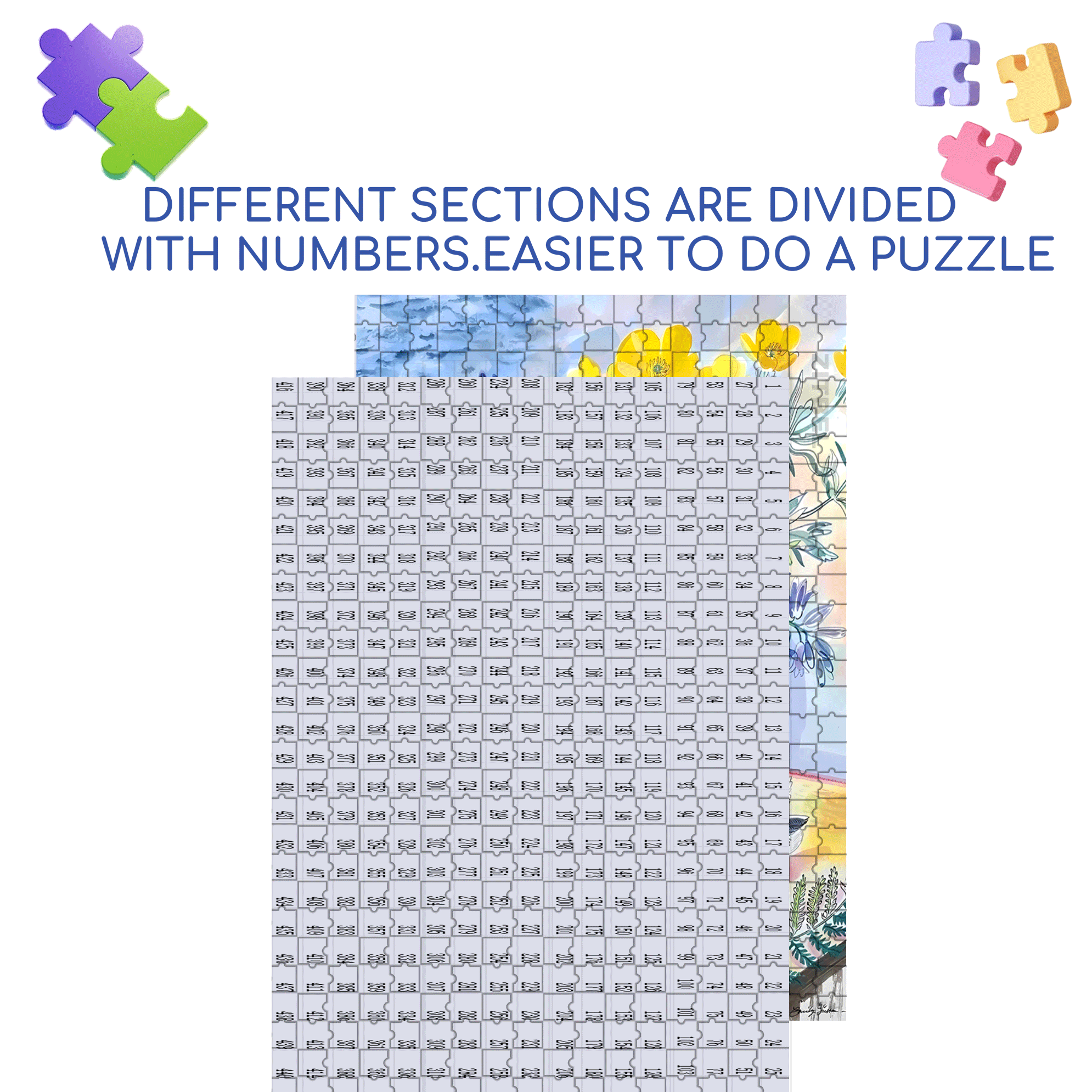 Still Life and Light 13 500pcs/1000pcs Jigsaw Puzzle, Scratch-Resistant, Interactive Family Game & Brain-Boosting DIY Decor, Perfect for Halloween, Christmas & New Year Gifts, Family Puzzle Game