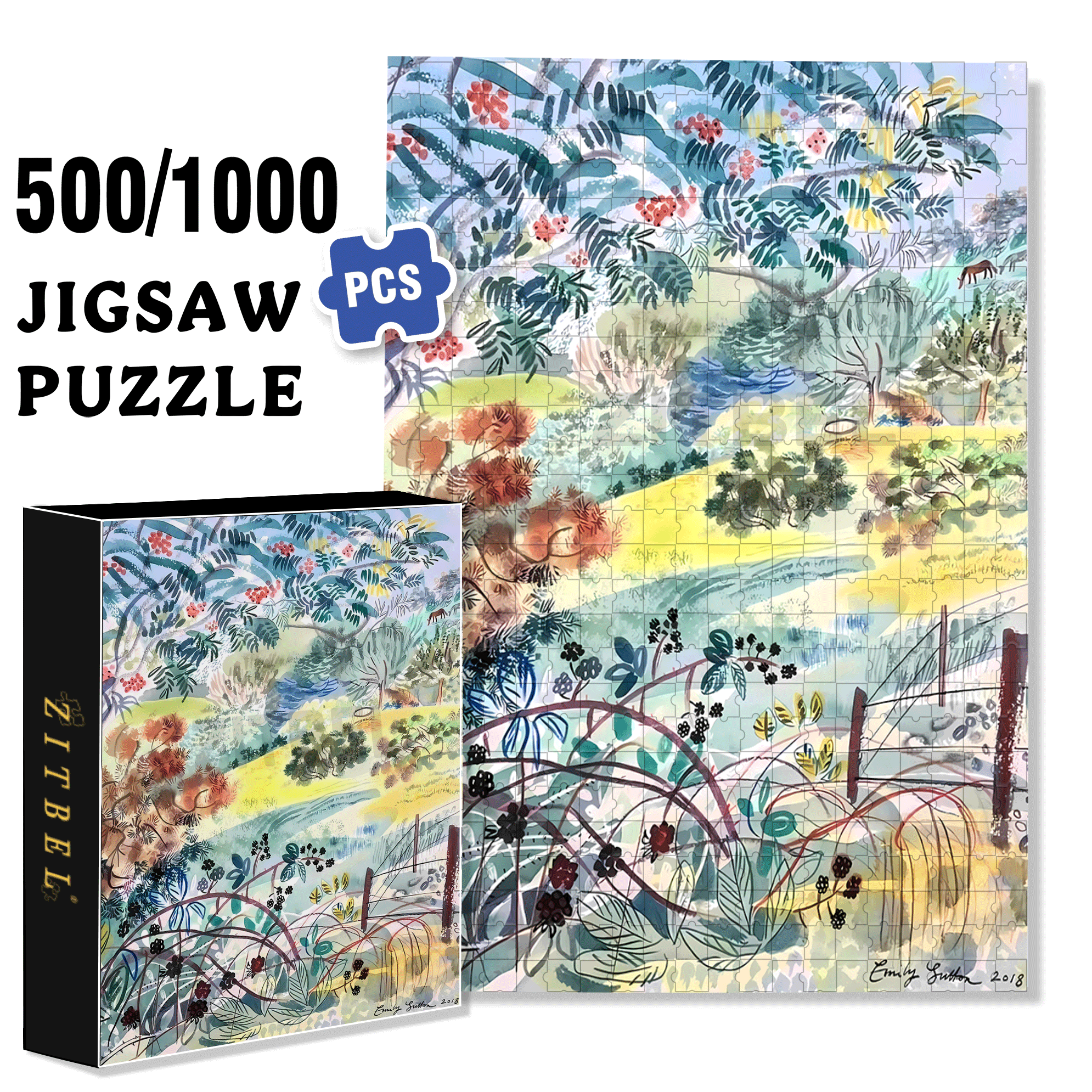 Still Life and Light 14 500pcs/1000pcs Jigsaw Puzzle, Scratch-Resistant, Interactive Family Game & Brain-Boosting DIY Decor, Perfect for Halloween, Christmas & New Year Gifts, Family Puzzle Game