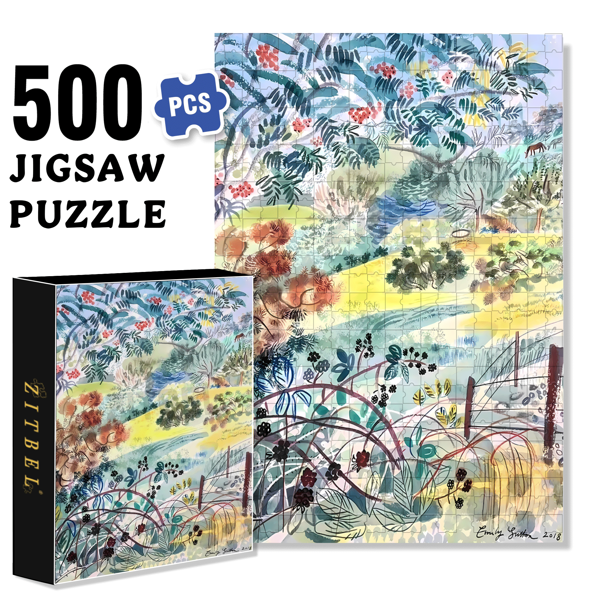 Still Life and Light 14 500pcs/1000pcs Jigsaw Puzzle, Scratch-Resistant, Interactive Family Game & Brain-Boosting DIY Decor, Perfect for Halloween, Christmas & New Year Gifts, Family Puzzle Game