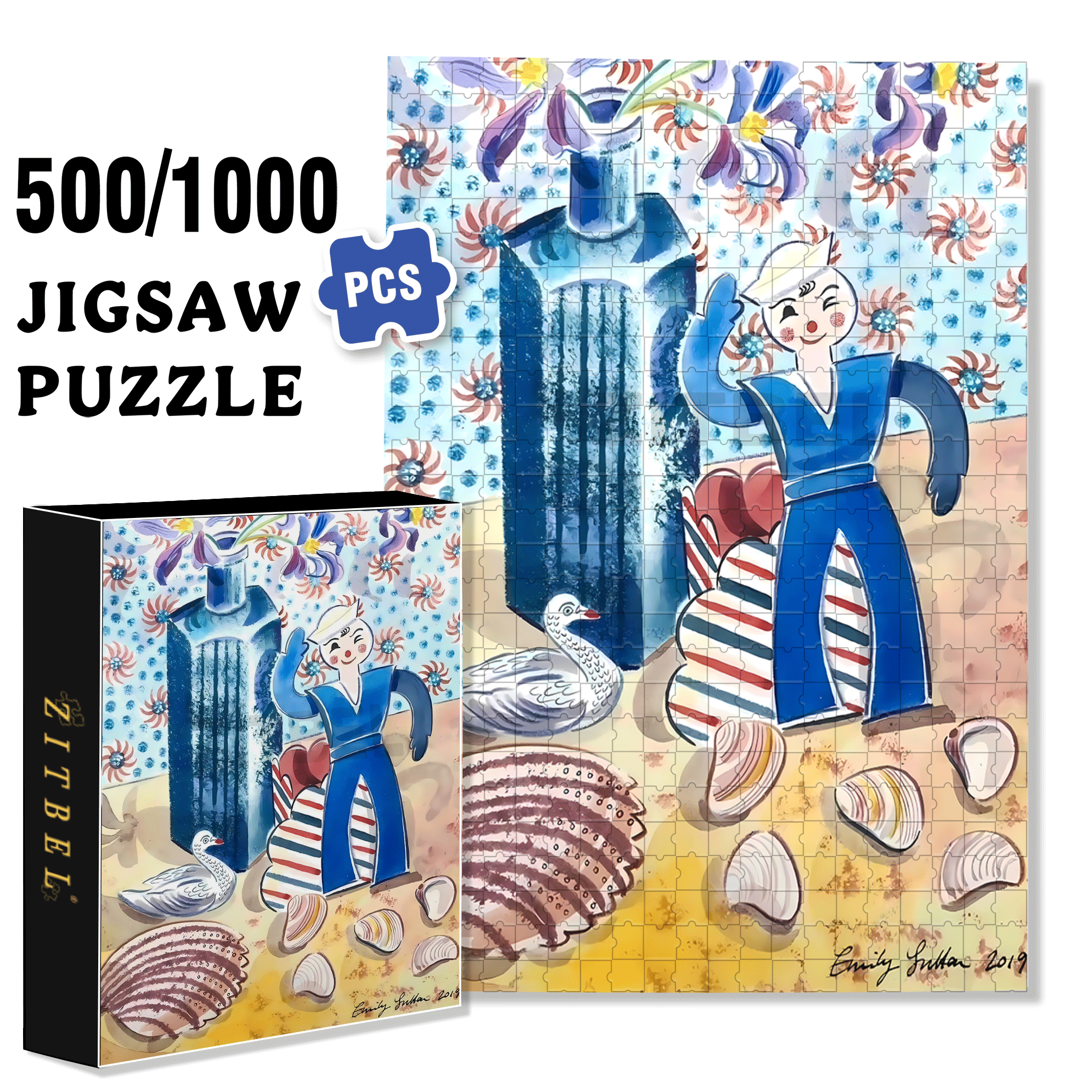 Still Life and Light 15 500pcs/1000pcs Jigsaw Puzzle, Scratch-Resistant, Interactive Family Game & Brain-Boosting DIY Decor, Perfect for Halloween, Christmas & New Year Gifts, Family Puzzle Game