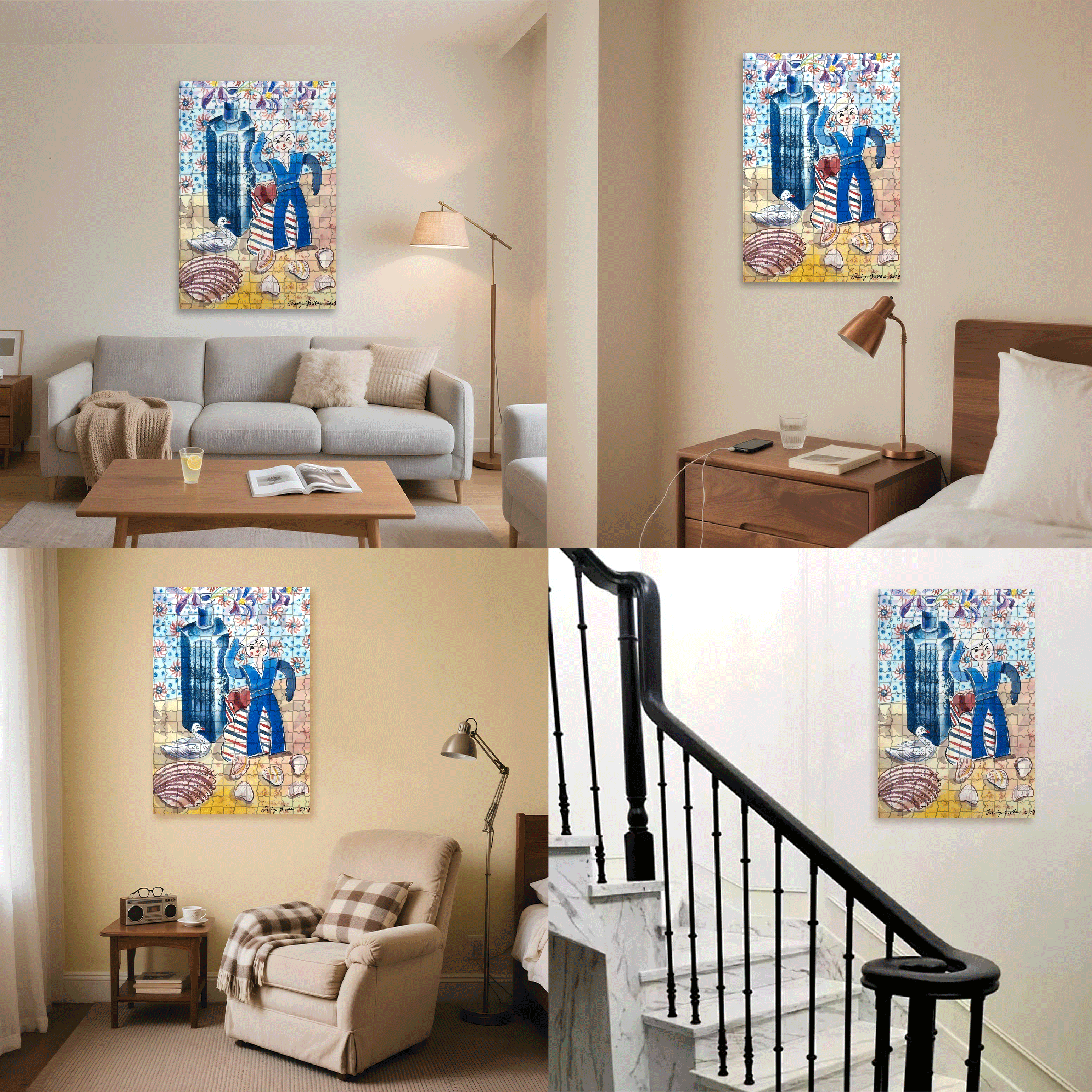 Still Life and Light 15 500pcs/1000pcs Jigsaw Puzzle, Scratch-Resistant, Interactive Family Game & Brain-Boosting DIY Decor, Perfect for Halloween, Christmas & New Year Gifts, Family Puzzle Game