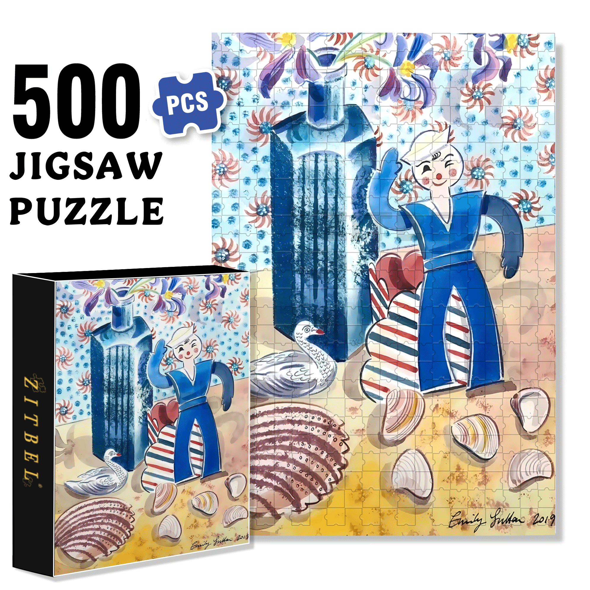 Still Life and Light 15 500pcs/1000pcs Jigsaw Puzzle, Scratch-Resistant, Interactive Family Game & Brain-Boosting DIY Decor, Perfect for Halloween, Christmas & New Year Gifts, Family Puzzle Game