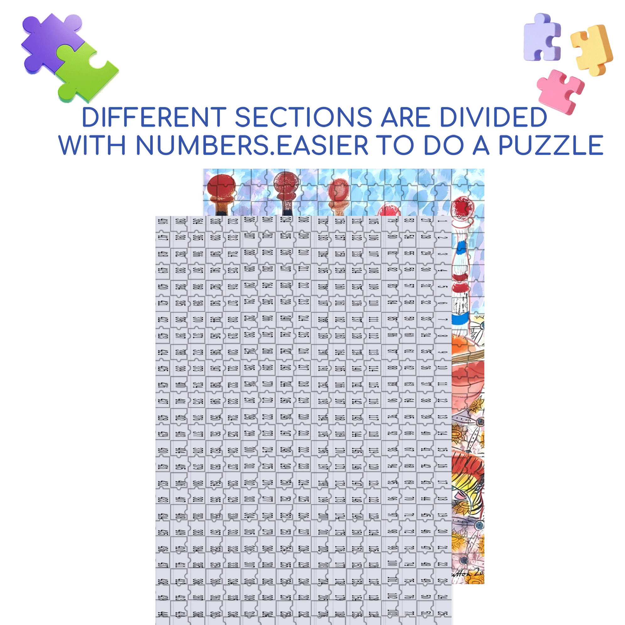 Still Life and Light 6 500pcs/1000pcs Jigsaw Puzzle, Scratch-Resistant, Interactive Family Game & Brain-Boosting DIY Decor, Perfect for Halloween, Christmas & New Year Gifts, Family Puzzle Game