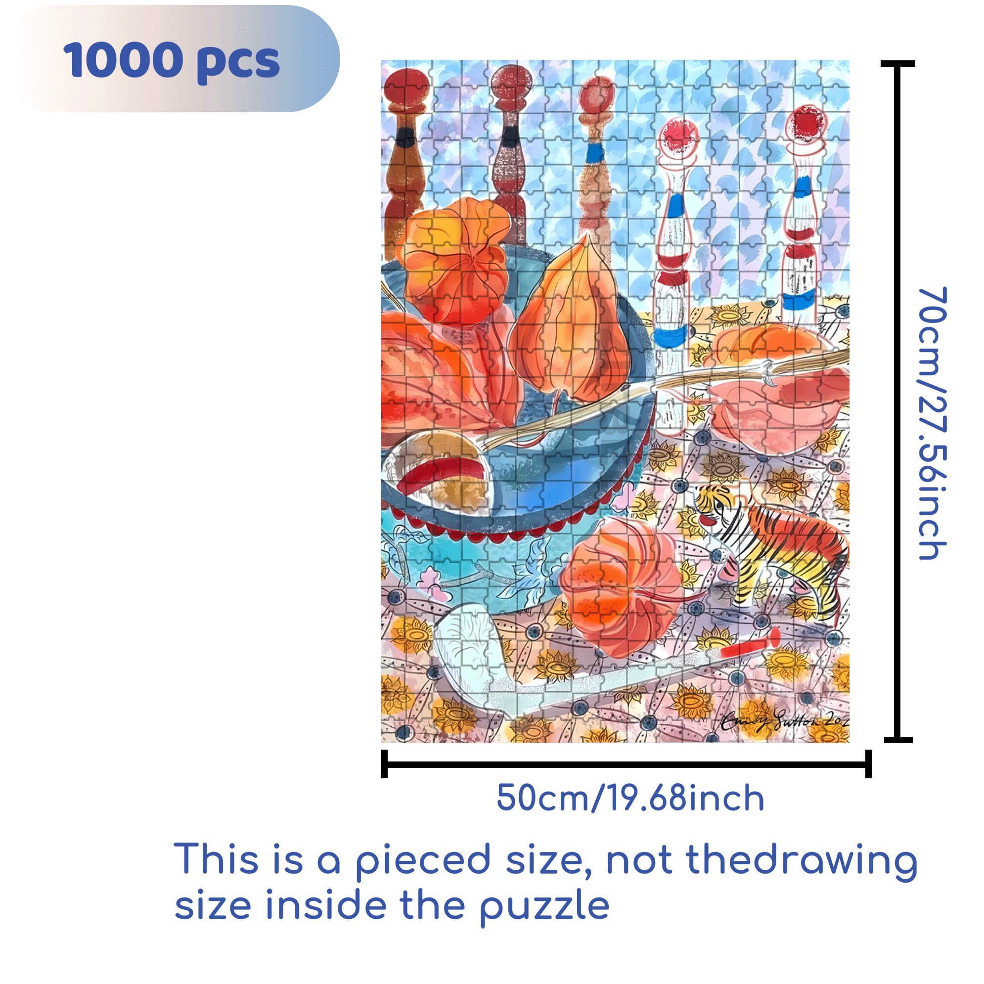 Still Life and Light 6 500pcs/1000pcs Jigsaw Puzzle, Scratch-Resistant, Interactive Family Game & Brain-Boosting DIY Decor, Perfect for Halloween, Christmas & New Year Gifts, Family Puzzle Game