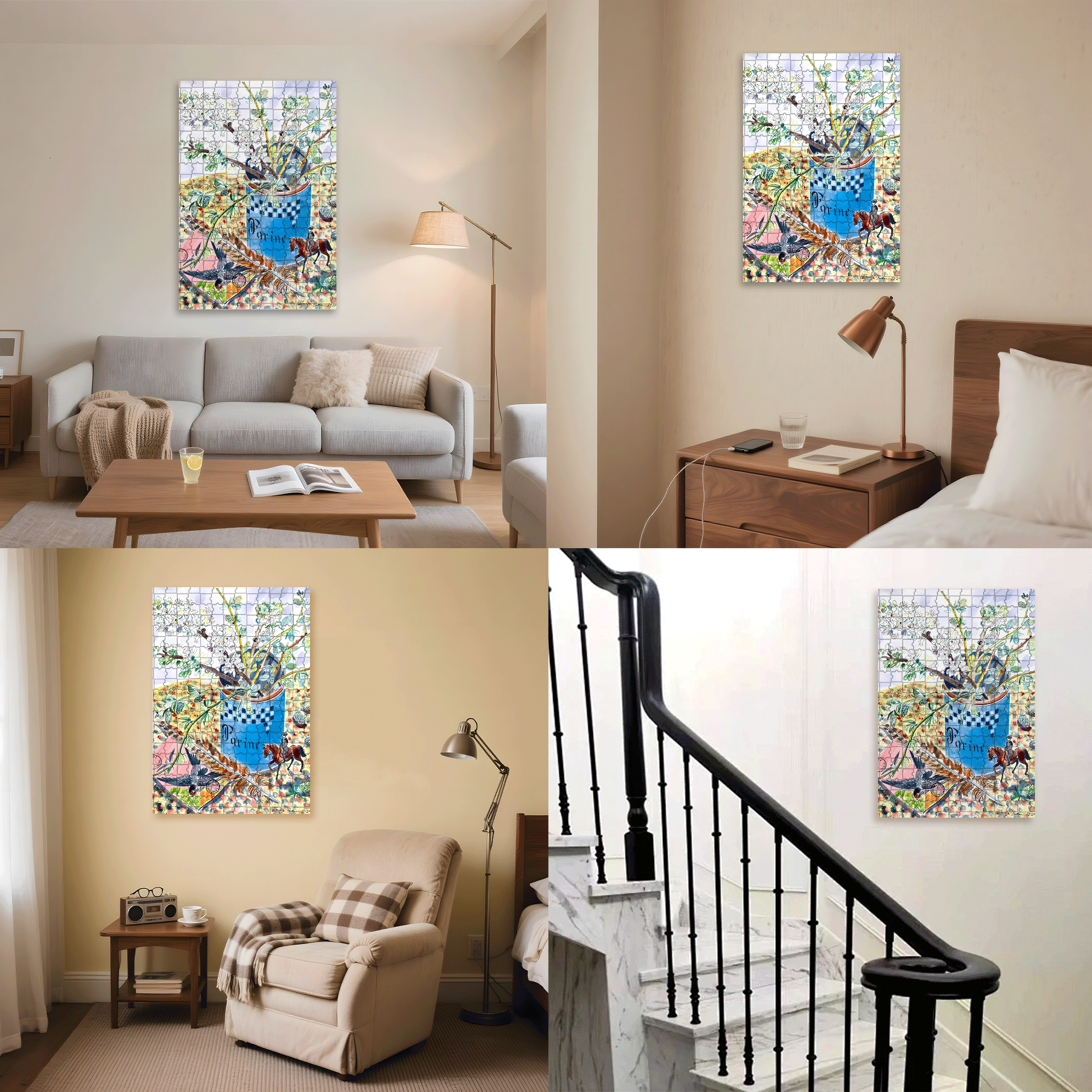 Still Life and Light 7 500pcs/1000pcs Jigsaw Puzzle, Scratch-Resistant, Interactive Family Game & Brain-Boosting DIY Decor, Perfect for Halloween, Christmas & New Year Gifts, Family Puzzle Game