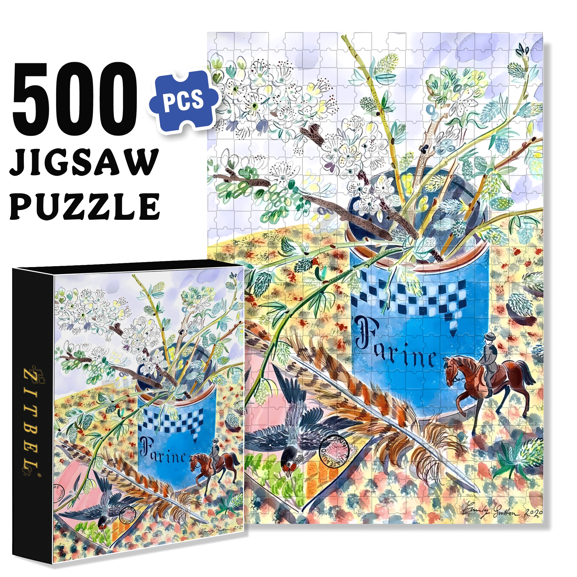 Still Life and Light 7 500pcs/1000pcs Jigsaw Puzzle, Scratch-Resistant, Interactive Family Game & Brain-Boosting DIY Decor, Perfect for Halloween, Christmas & New Year Gifts, Family Puzzle Game