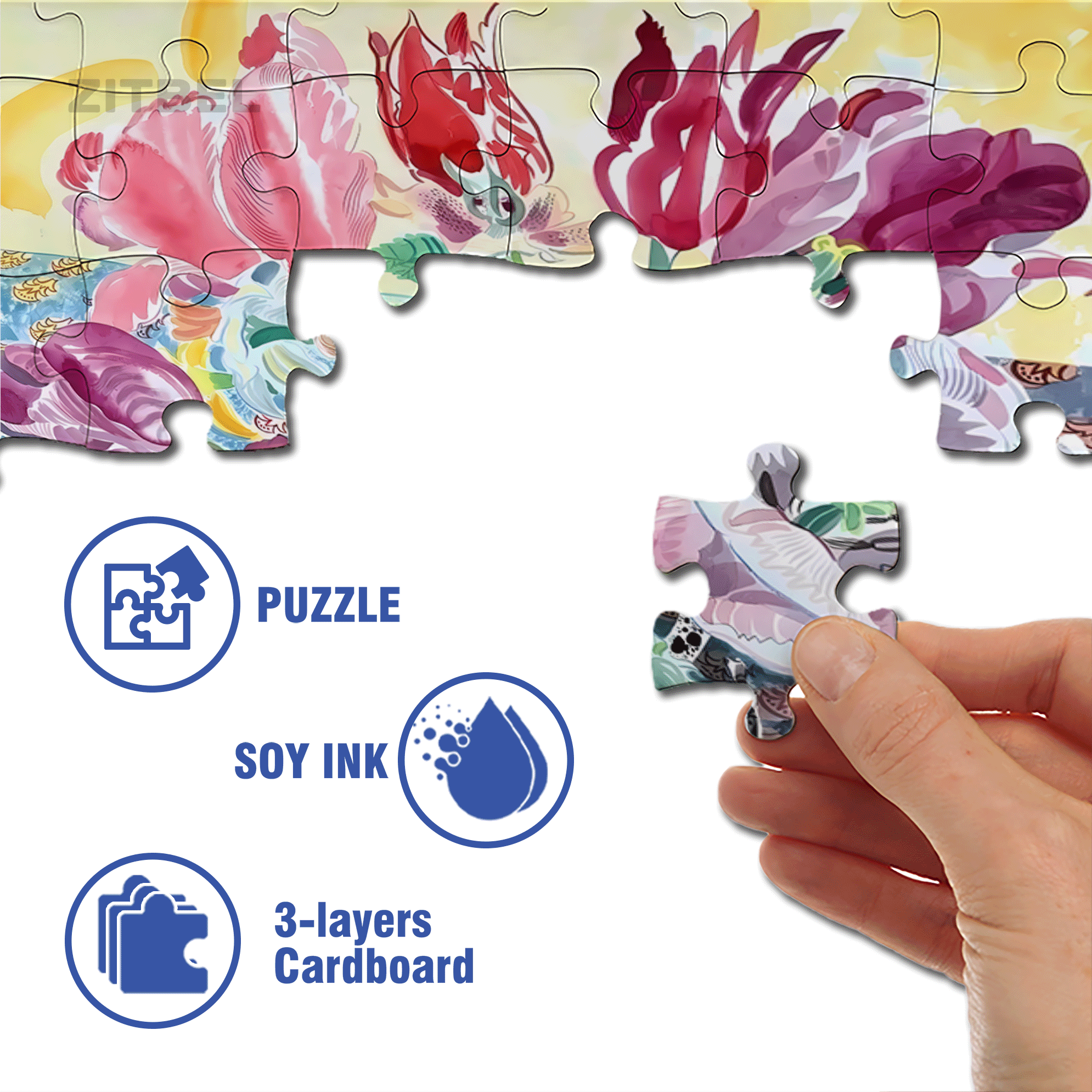 Still Life and Light 9 500pcs/1000pcs Jigsaw Puzzle, Scratch-Resistant, Interactive Family Game & Brain-Boosting DIY Decor, Perfect for Halloween, Christmas & New Year Gifts, Family Puzzle Game