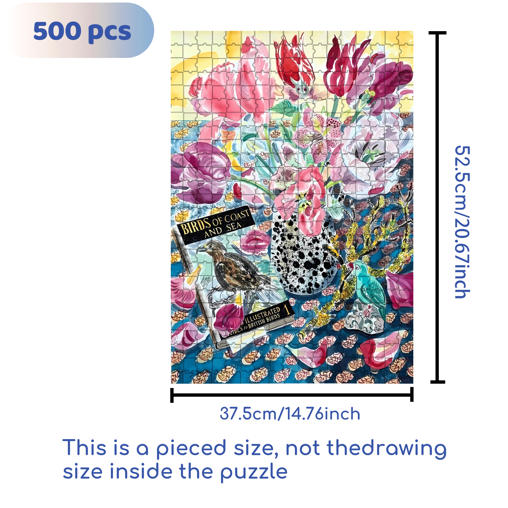 Still Life and Light 9 500pcs/1000pcs Jigsaw Puzzle, Scratch-Resistant, Interactive Family Game & Brain-Boosting DIY Decor, Perfect for Halloween, Christmas & New Year Gifts, Family Puzzle Game
