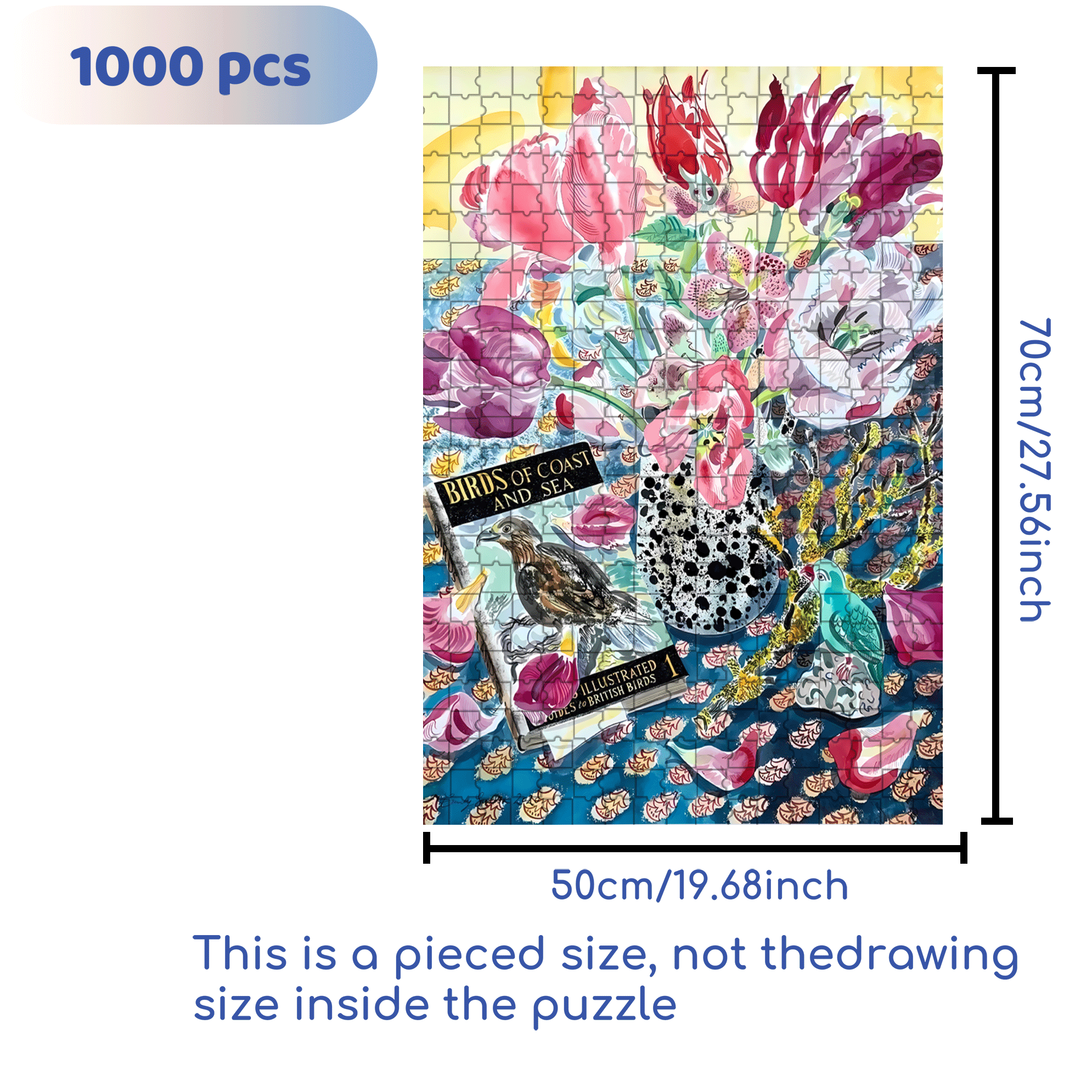 Still Life and Light 9 500pcs/1000pcs Jigsaw Puzzle, Scratch-Resistant, Interactive Family Game & Brain-Boosting DIY Decor, Perfect for Halloween, Christmas & New Year Gifts, Family Puzzle Game