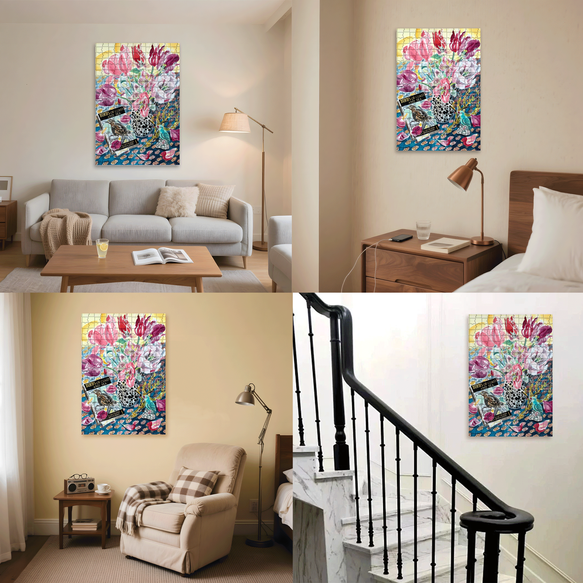 Still Life and Light 9 500pcs/1000pcs Jigsaw Puzzle, Scratch-Resistant, Interactive Family Game & Brain-Boosting DIY Decor, Perfect for Halloween, Christmas & New Year Gifts, Family Puzzle Game