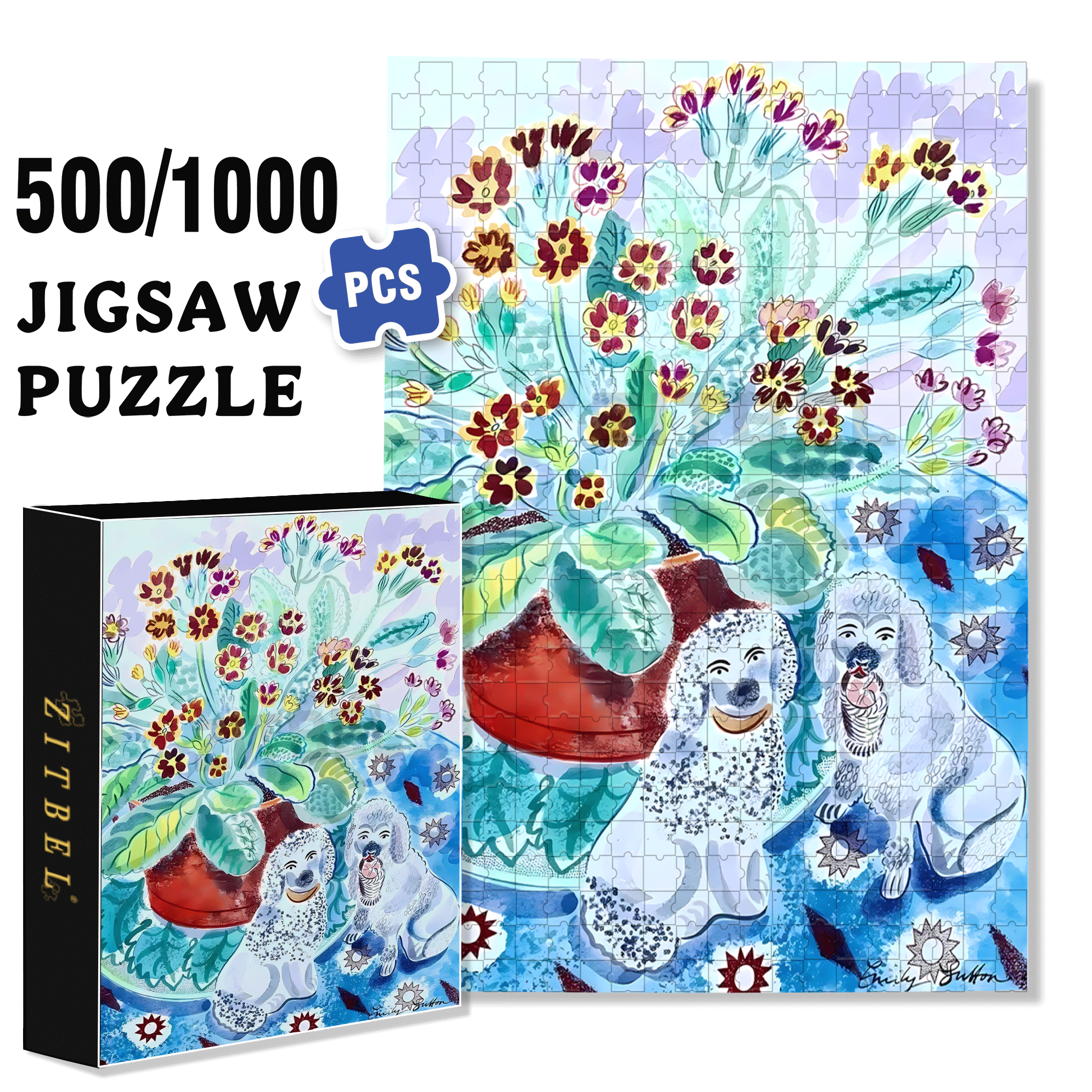 Still Life and Light 500pcs/1000pcs Jigsaw Puzzle, Scratch-Resistant, Interactive Family Game & Brain-Boosting DIY Decor, Perfect for Halloween, Christmas & New Year Gifts, Family Puzzle Game