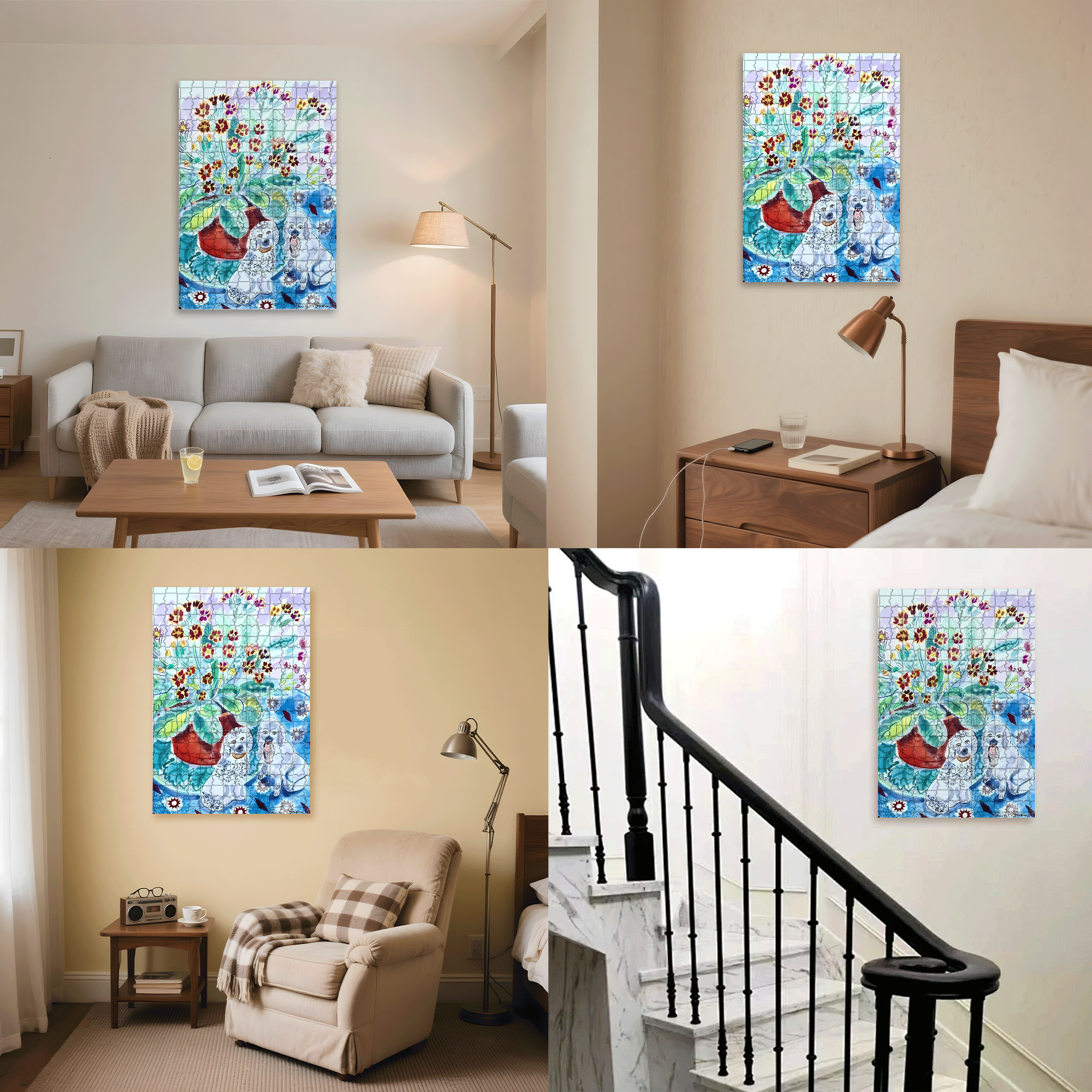 Still Life and Light 500pcs/1000pcs Jigsaw Puzzle, Scratch-Resistant, Interactive Family Game & Brain-Boosting DIY Decor, Perfect for Halloween, Christmas & New Year Gifts, Family Puzzle Game