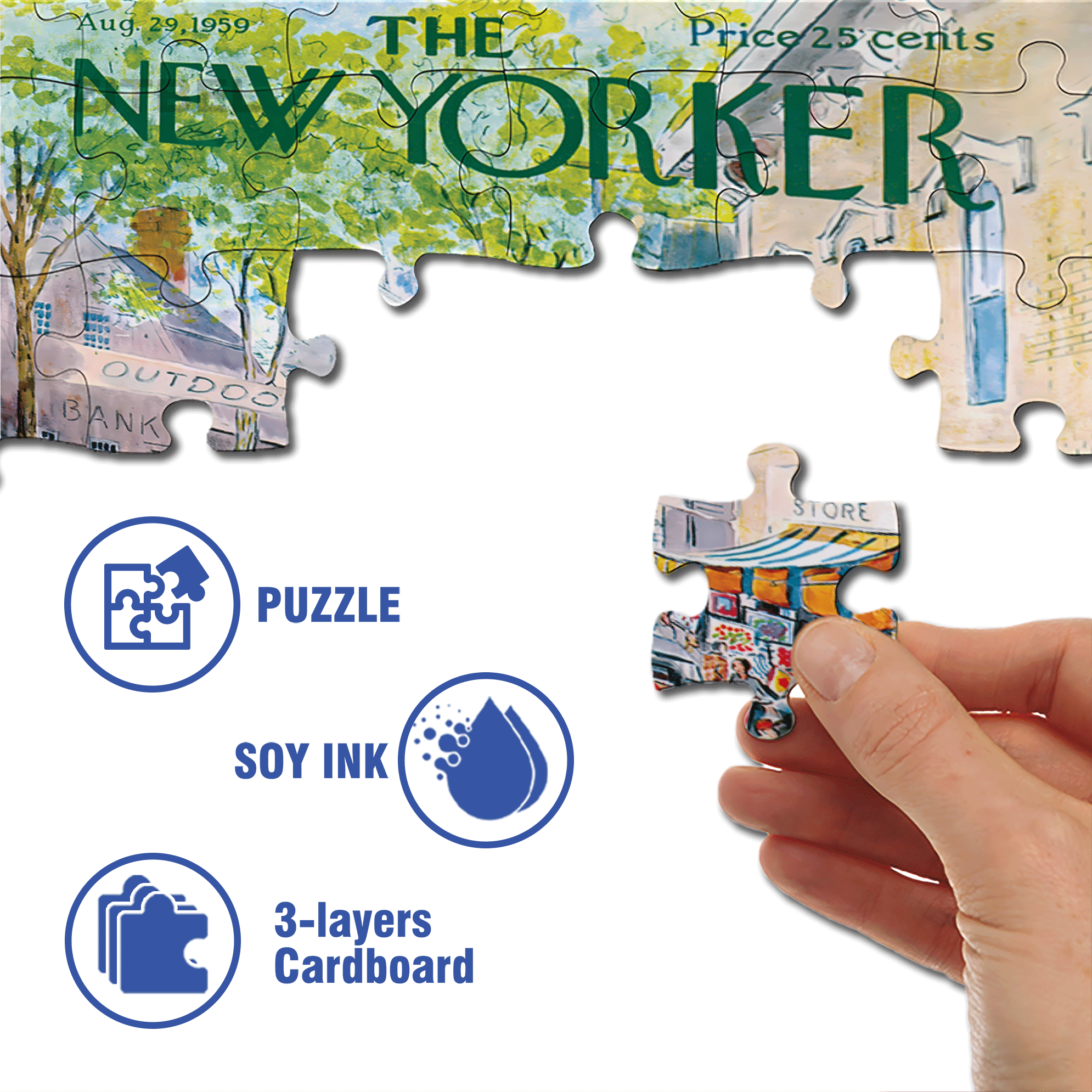 Art Festival 500pcs/1000pcs Jigsaw Puzzle, Scratch-Resistant, Interactive Family Game & Brain-Boosting DIY Decor, Perfect for Halloween, Christmas & New Year Gifts, Family Puzzle Game