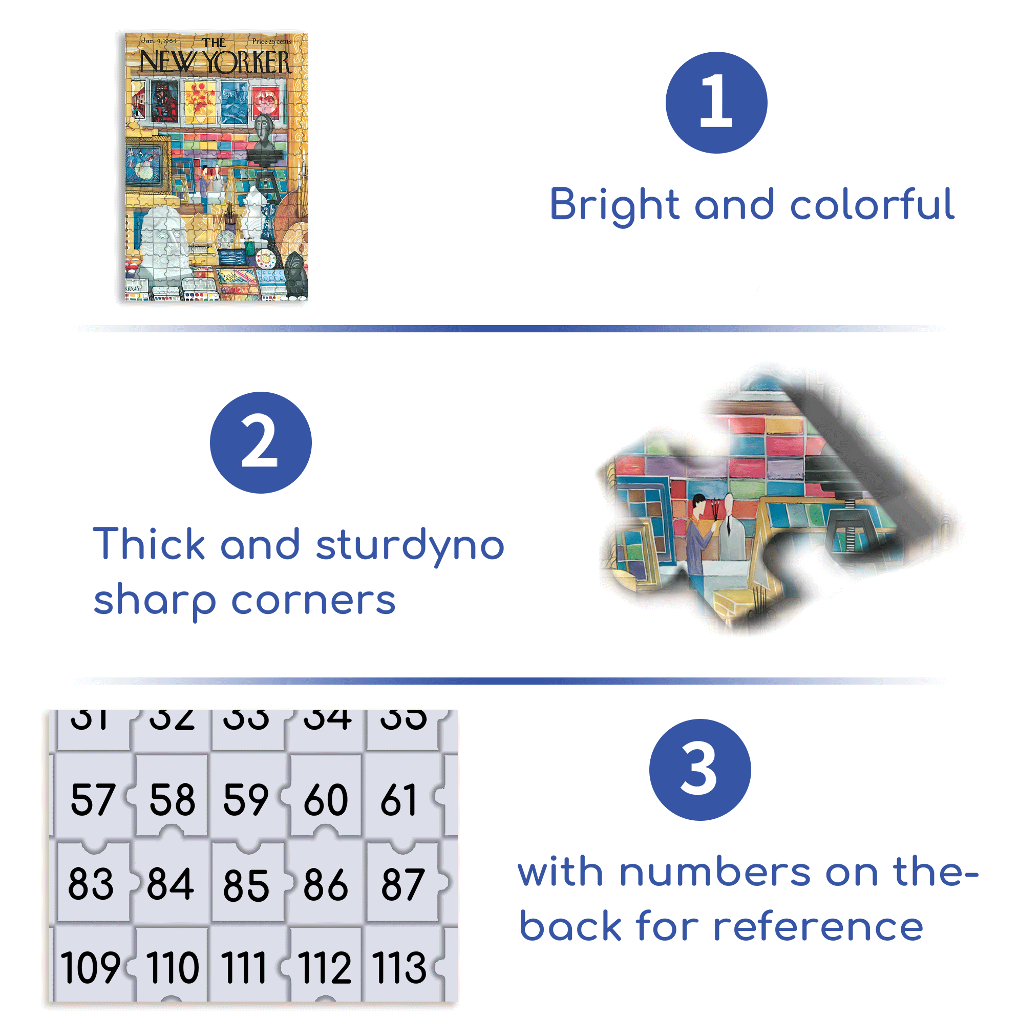 Art Shop 500pcs/1000pcs Jigsaw Puzzle, Scratch-Resistant, Interactive Family Game & Brain-Boosting DIY Decor, Perfect for Halloween, Christmas & New Year Gifts, Family Puzzle Game