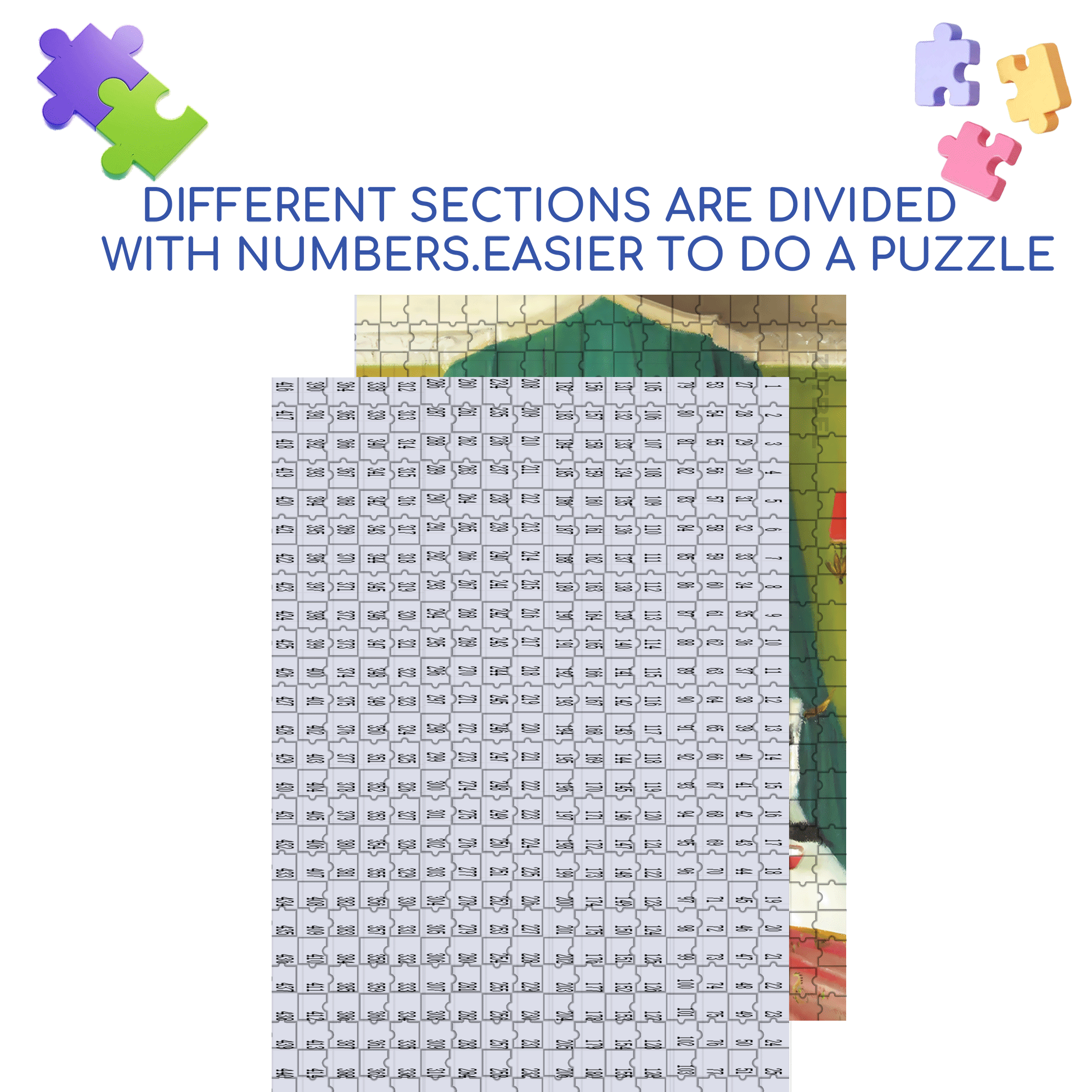 Breakfast in Bed 500pcs/1000pcs Jigsaw Puzzle, Scratch-Resistant, Interactive Family Game & Brain-Boosting DIY Decor, Perfect for Halloween, Christmas & New Year Gifts, Family Puzzle Game