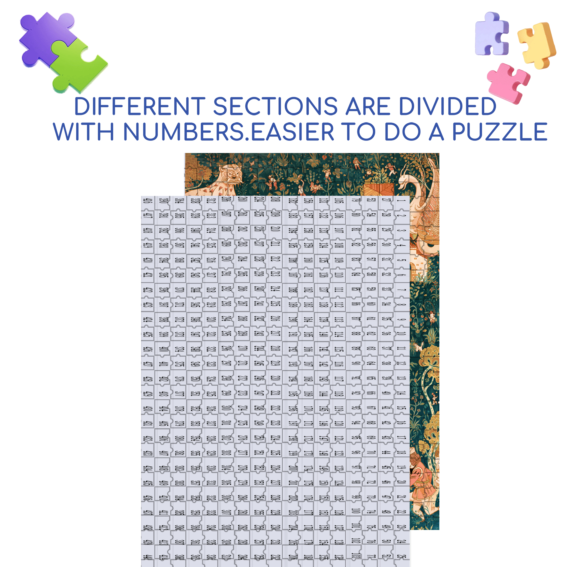 The Cloisters 500pcs/1000pcs Jigsaw Puzzle, Scratch-Resistant, Interactive Family Game & Brain-Boosting DIY Decor, Perfect for Halloween, Christmas & New Year Gifts, Family Puzzle Game