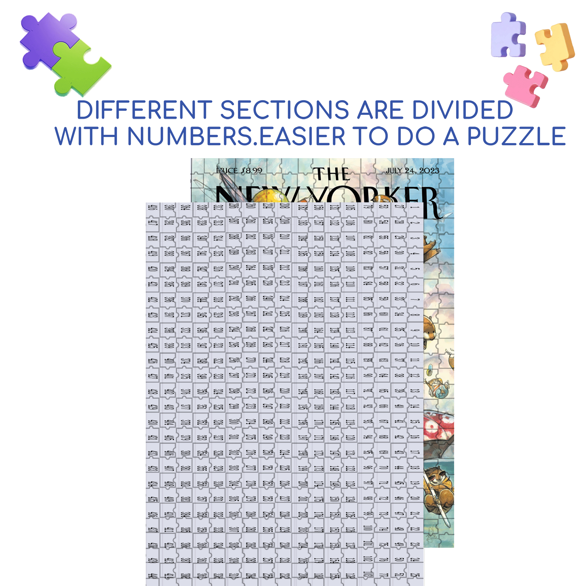 To the Sea! 500pcs/1000pcs Jigsaw Puzzle, Scratch-Resistant, Interactive Family Game & Brain-Boosting DIY Decor, Perfect for Halloween, Christmas & New Year Gifts, Family Puzzle Game