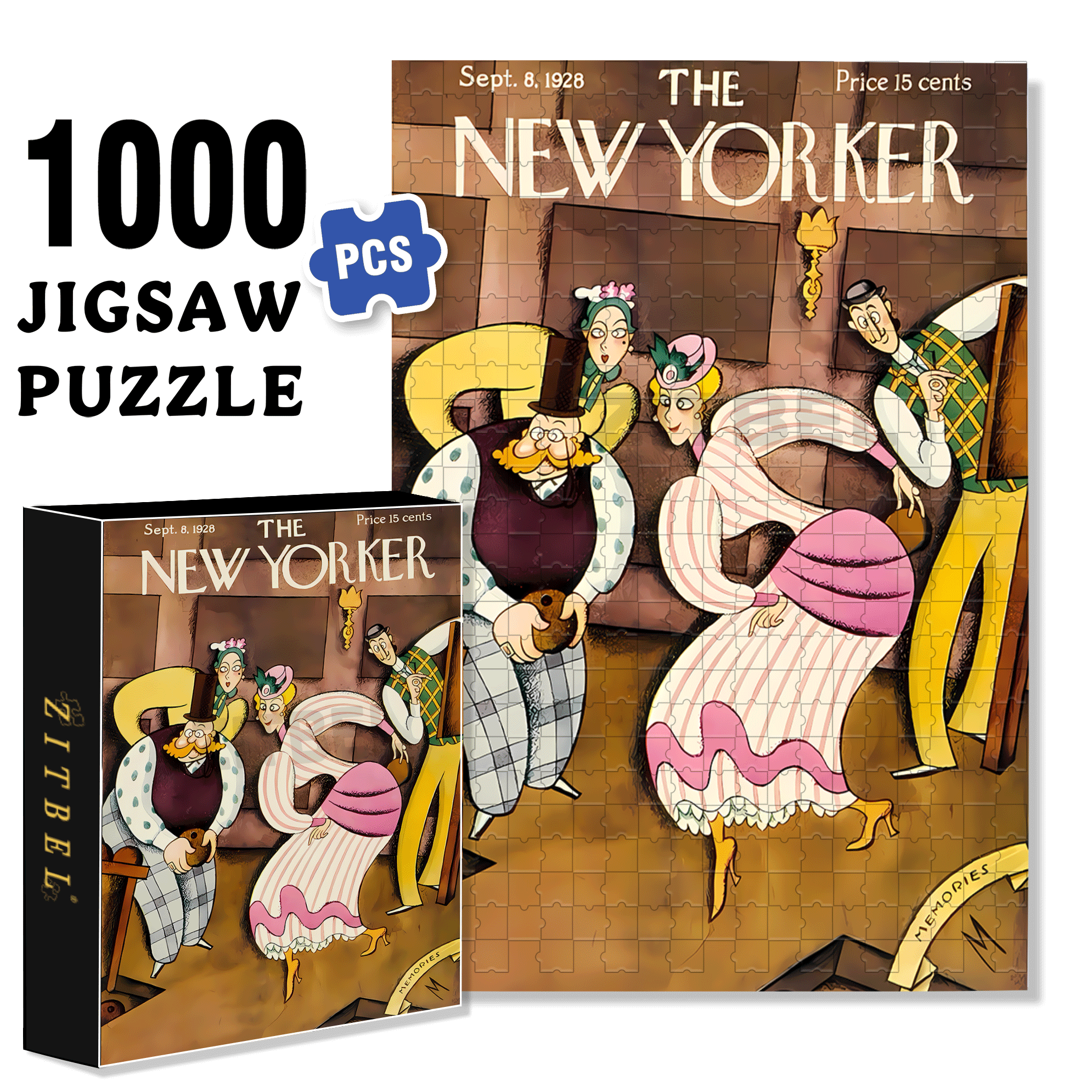 Bowling Master 500pcs/1000pcs Jigsaw Puzzle, Scratch-Resistant, Interactive Family Game & Brain-Boosting DIY Decor, Perfect for Halloween, Christmas & New Year Gifts, Family Puzzle Game