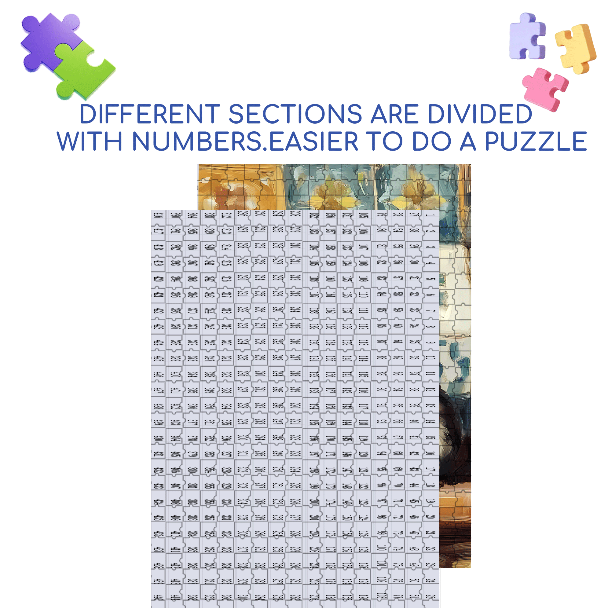 Cat's Bell 500pcs/1000pcs Jigsaw Puzzle, Scratch-Resistant, Interactive Family Game & Brain-Boosting DIY Decor, Perfect for Halloween, Christmas & New Year Gifts, Family Puzzle Game