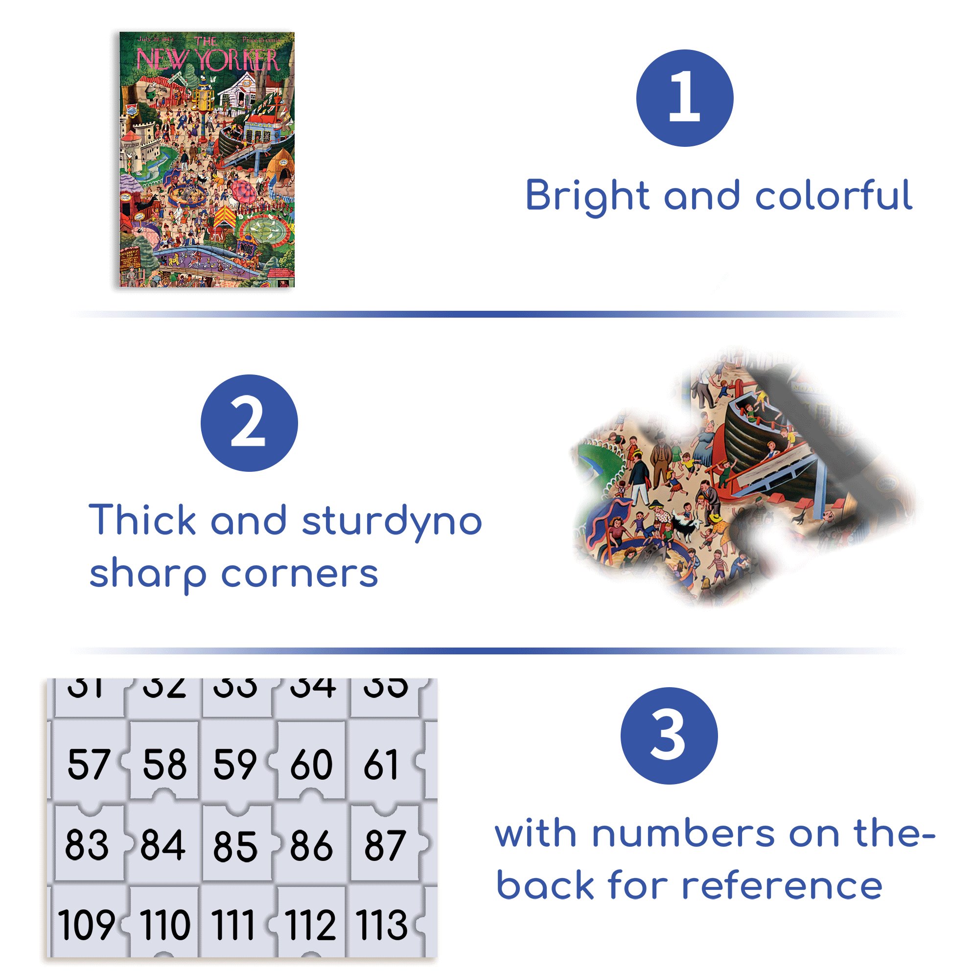 Day at the Zoo 500pcs/1000pcs Jigsaw Puzzle, Scratch-Resistant, Interactive Family Game & Brain-Boosting DIY Decor, Perfect for Halloween, Christmas & New Year Gifts, Family Puzzle Game