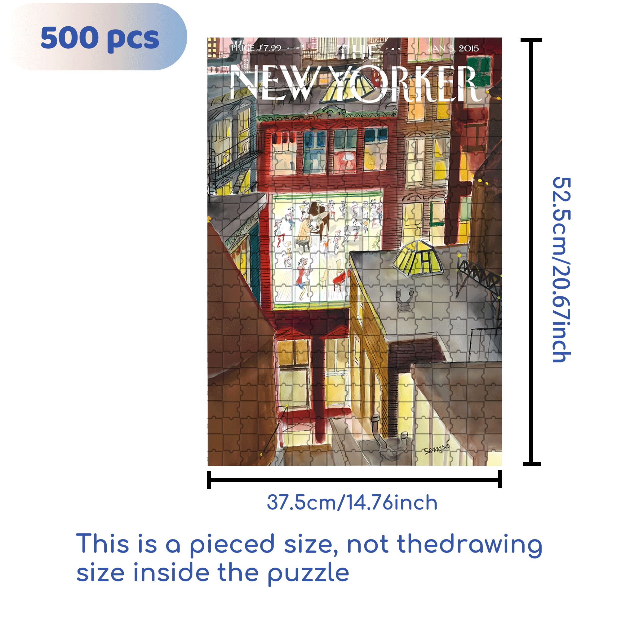 Music and Dance 500pcs/1000pcs Jigsaw Puzzle, Scratch-Resistant, Interactive Family Game & Brain-Boosting DIY Decor, Perfect for Halloween, Christmas & New Year Gifts, Family Puzzle Game