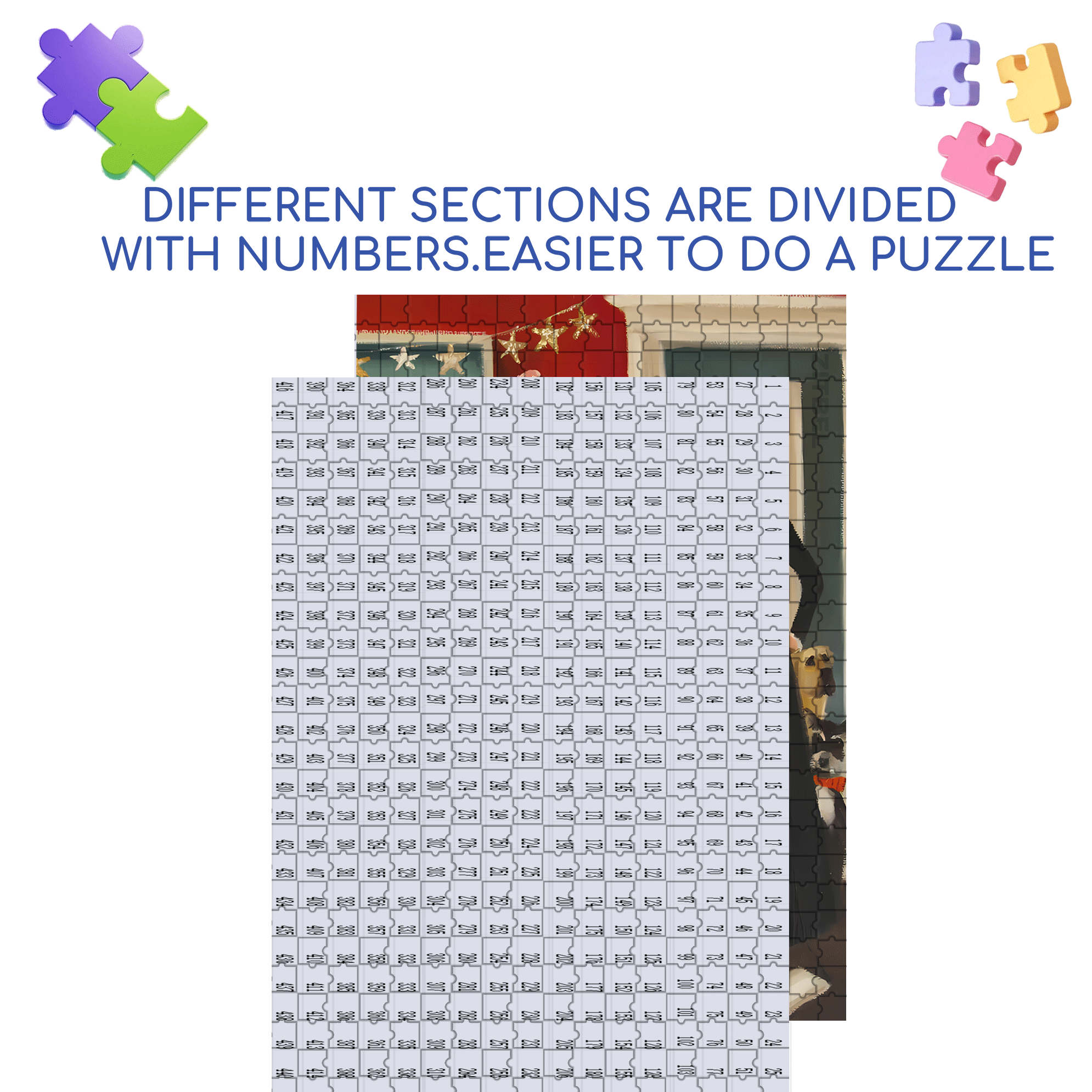 Pug 500pcs/1000pcs Jigsaw Puzzle, Scratch-Resistant, Interactive Family Game & Brain-Boosting DIY Decor, Perfect for Halloween, Christmas & New Year Gifts, Family Puzzle Game