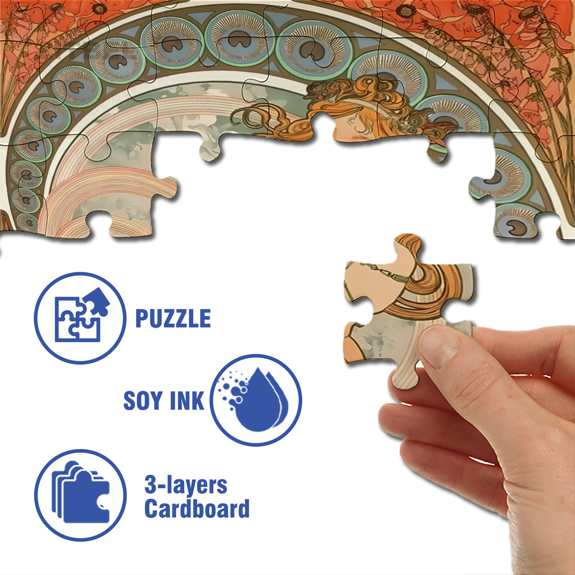 Red Rose Love 500pcs/1000pcs Jigsaw Puzzle, Scratch-Resistant, Interactive Family Game & Brain-Boosting DIY Decor, Perfect for Halloween, Christmas & New Year Gifts, Family Puzzle Game