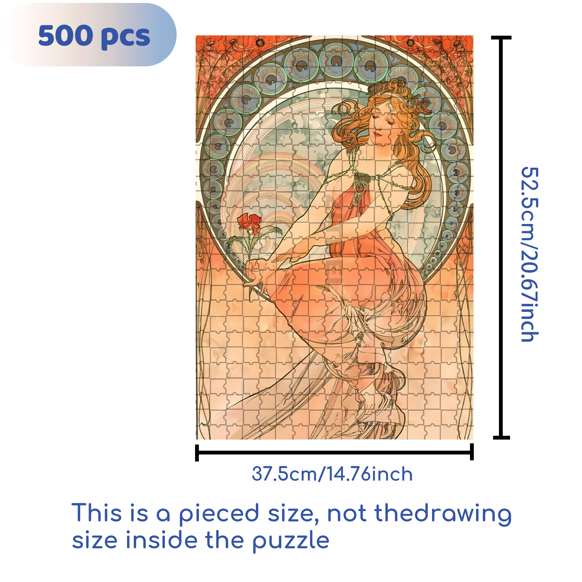 Red Rose Love 500pcs/1000pcs Jigsaw Puzzle, Scratch-Resistant, Interactive Family Game & Brain-Boosting DIY Decor, Perfect for Halloween, Christmas & New Year Gifts, Family Puzzle Game