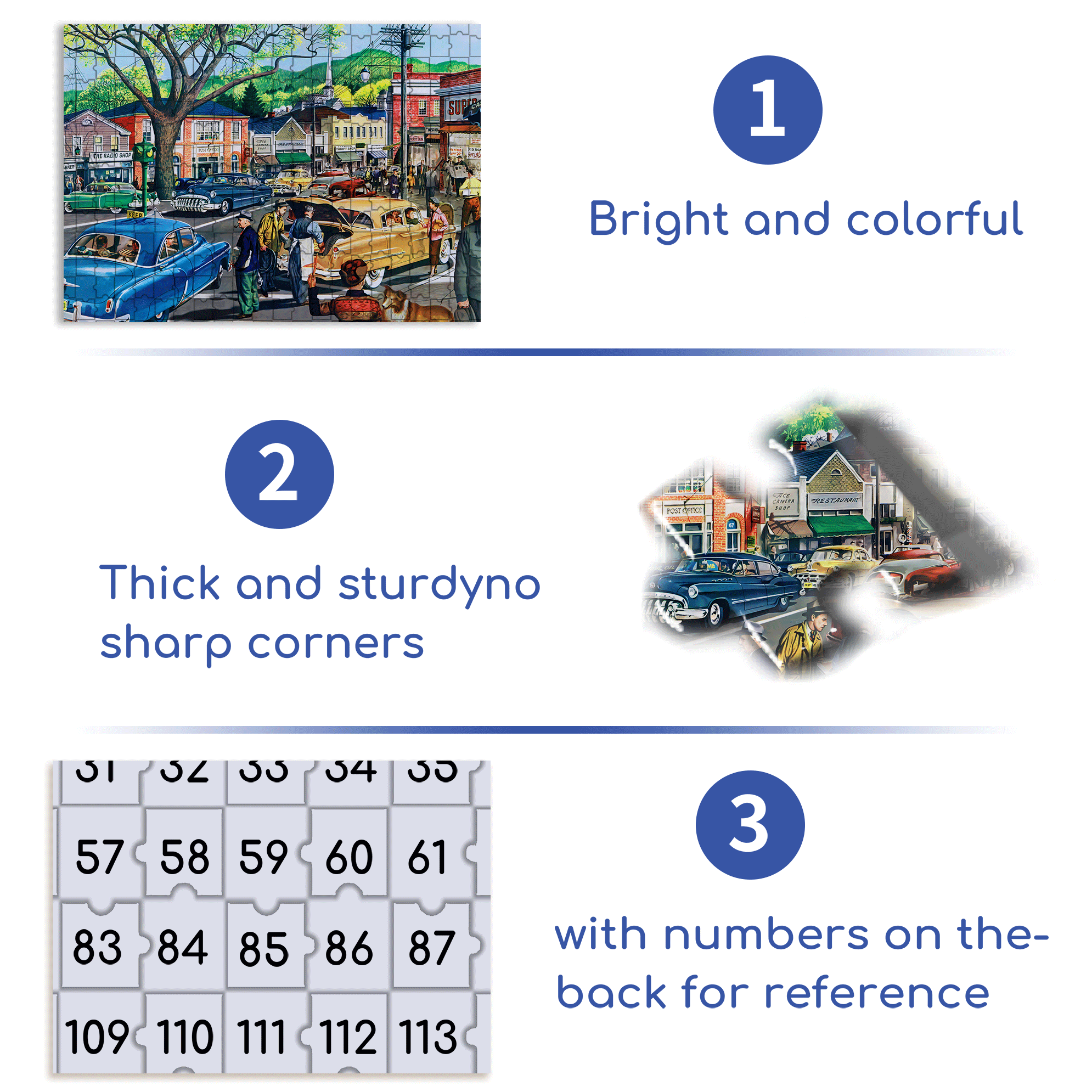Saturday Afternoon 500pcs/1000pcs Jigsaw Puzzle, Scratch-Resistant, Interactive Family Game & Brain-Boosting DIY Decor, Perfect for Halloween, Christmas & New Year Gifts, Family Puzzle Game