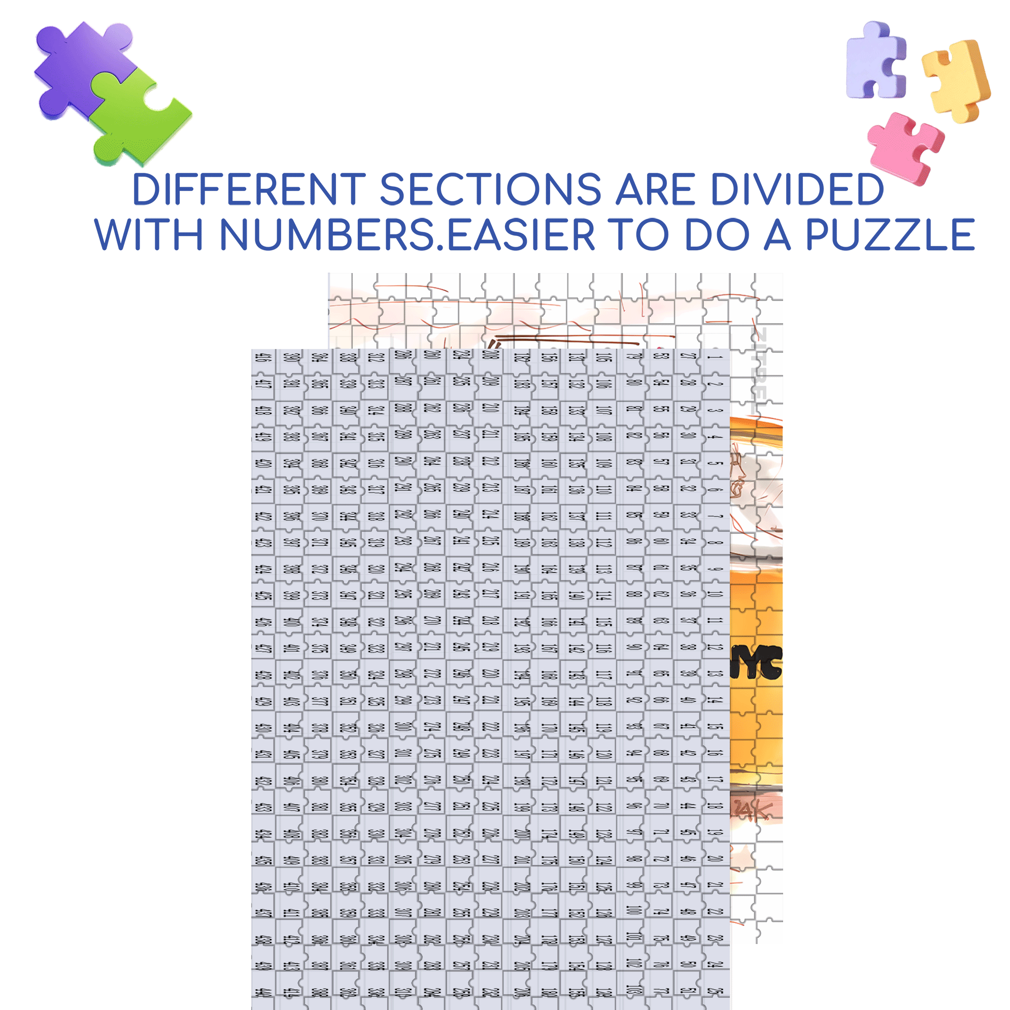 Shopping Expert 500pcs/1000pcs Jigsaw Puzzle, Scratch-Resistant, Interactive Family Game & Brain-Boosting DIY Decor, Perfect for Halloween, Christmas & New Year Gifts, Family Puzzle Game