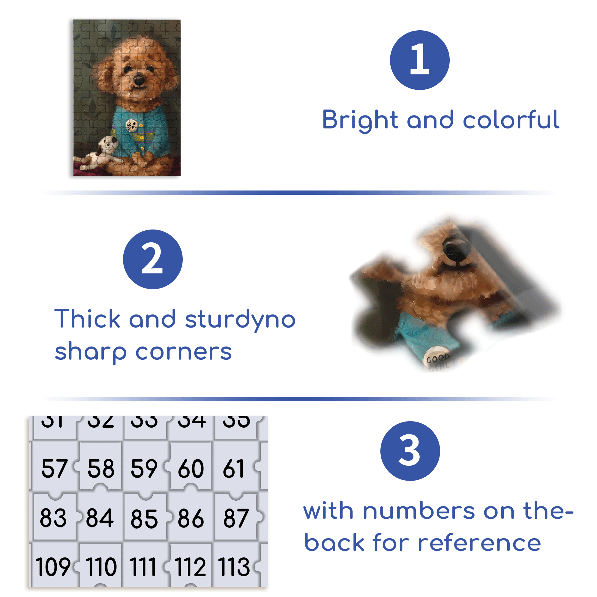 Smiling Teddy 500pcs/1000pcs Jigsaw Puzzle, Scratch-Resistant, Interactive Family Game & Brain-Boosting DIY Decor, Perfect for Halloween, Christmas & New Year Gifts, Family Puzzle Game