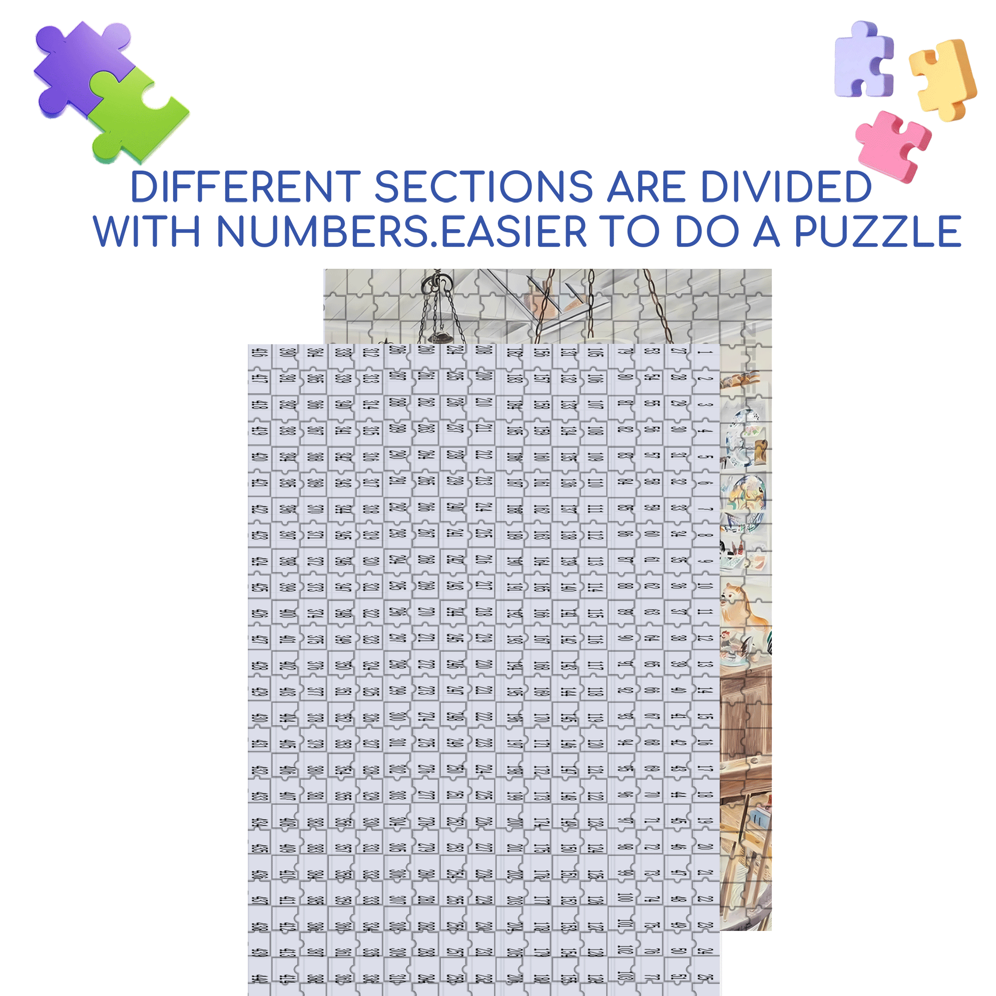 Still Life and Light 17 500pcs/1000pcs Jigsaw Puzzle, Scratch-Resistant, Interactive Family Game & Brain-Boosting DIY Decor, Perfect for Halloween, Christmas & New Year Gifts, Family Puzzle Game